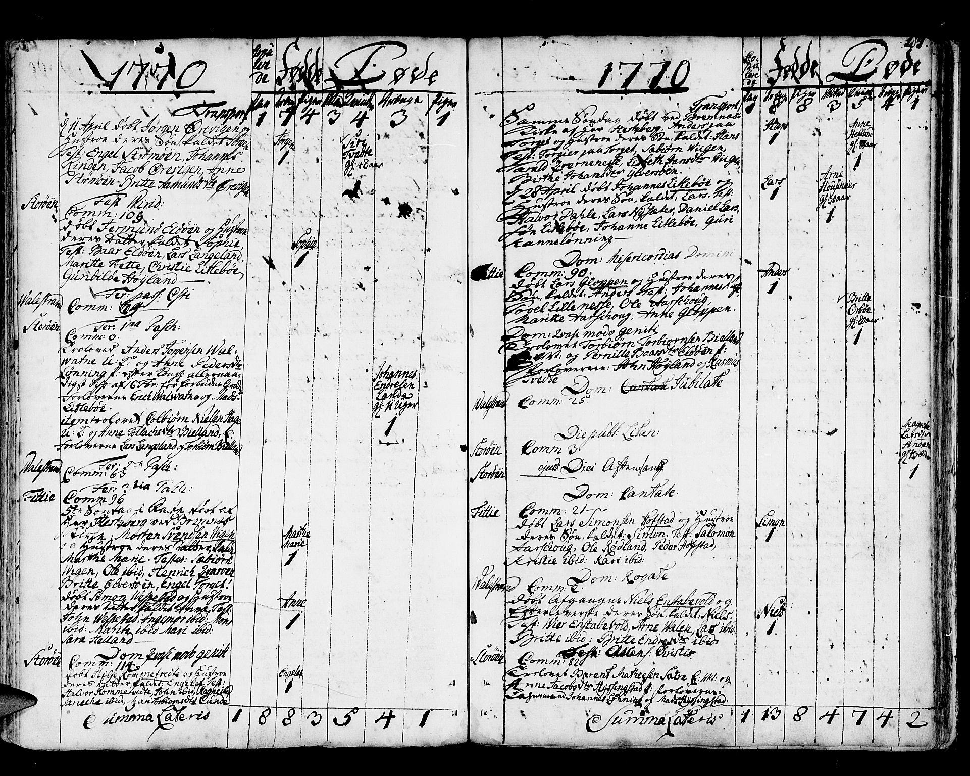 Stord sokneprestembete, SAB/A-78201/H/Haa: Parish register (official) no. A 2, 1744-1777, p. 181