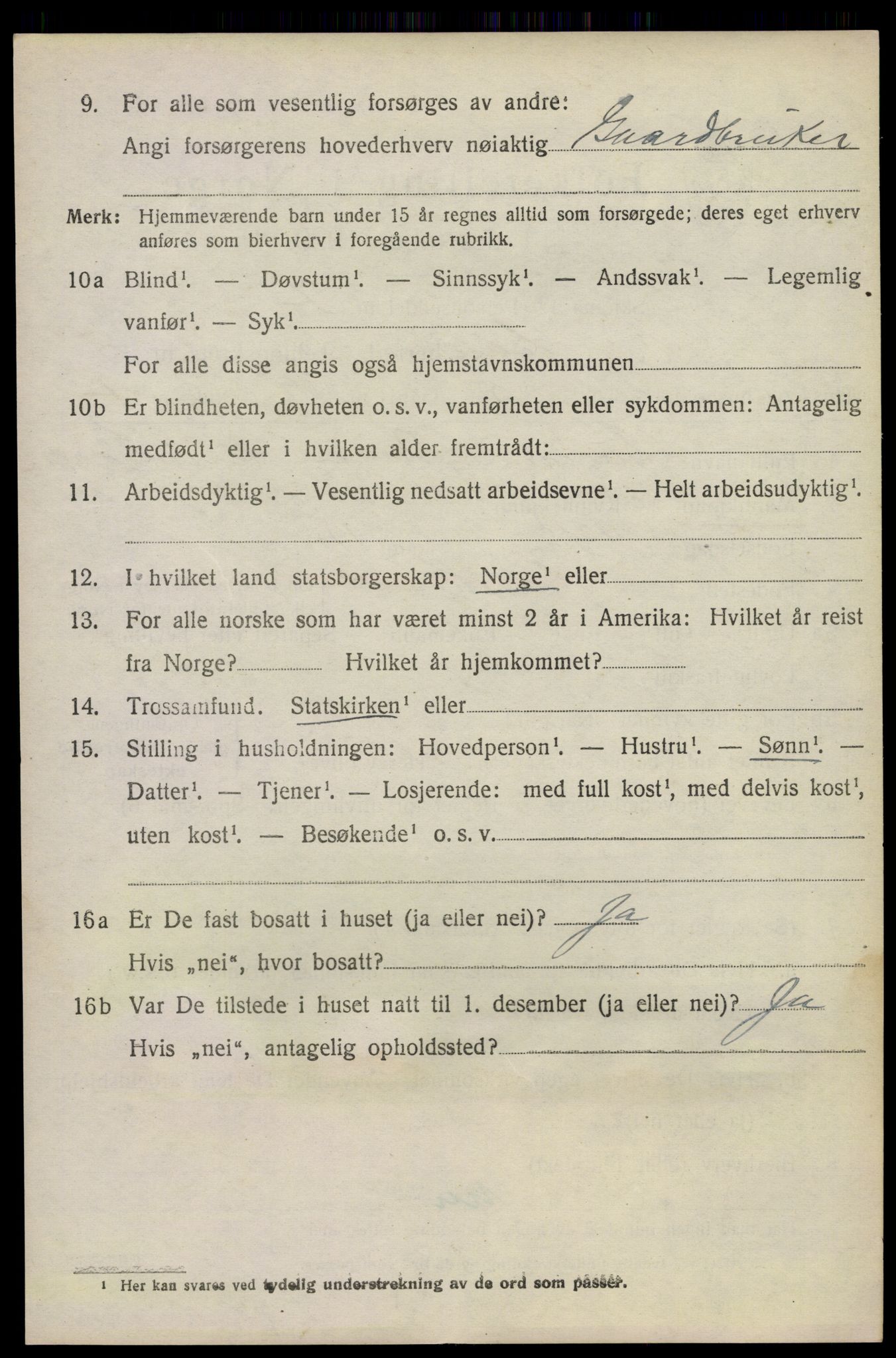 SAKO, 1920 census for Sauherad, 1920, p. 4568