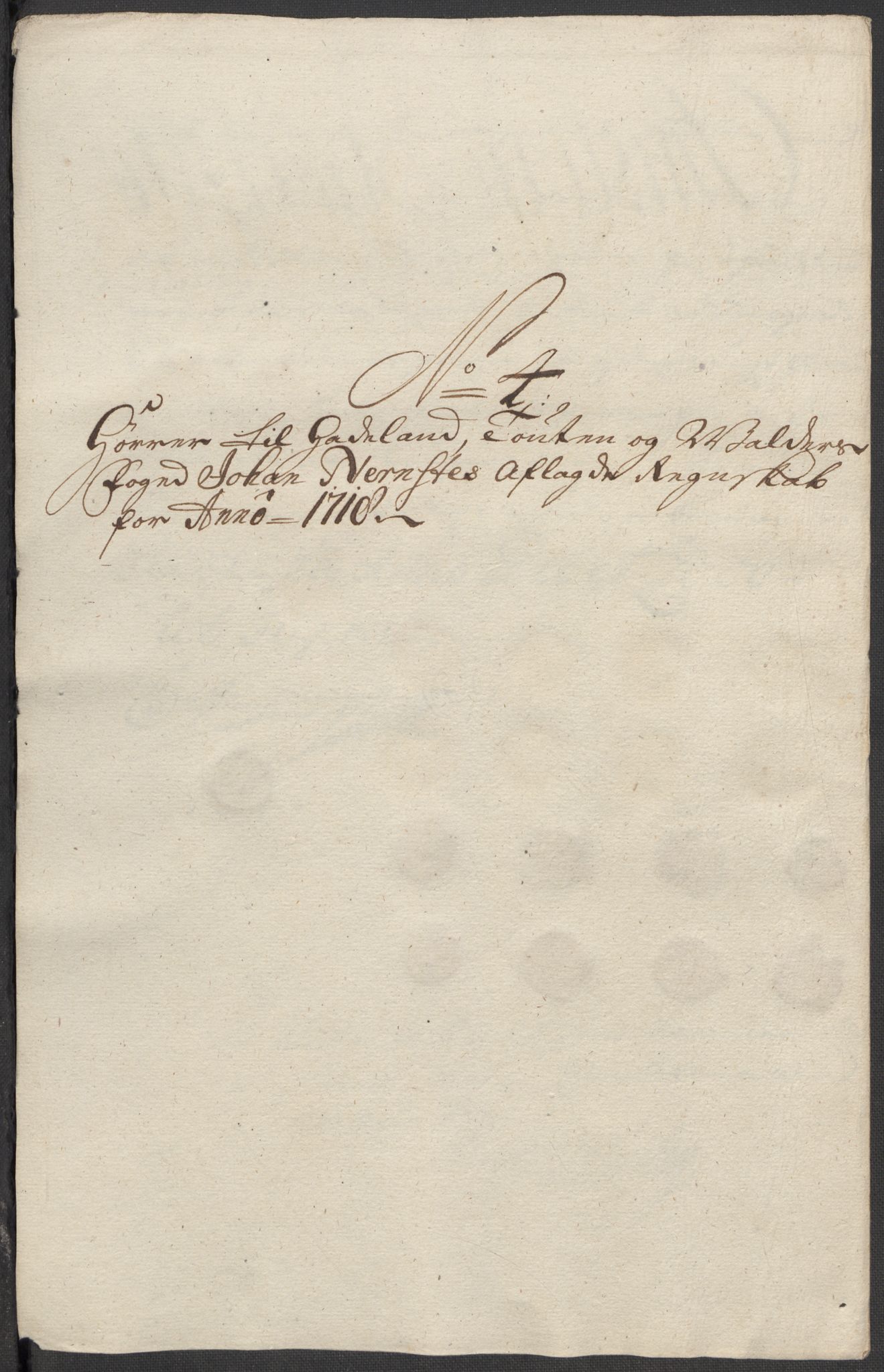 Rentekammeret inntil 1814, Reviderte regnskaper, Fogderegnskap, AV/RA-EA-4092/R18/L1320: Fogderegnskap Hadeland, Toten og Valdres, 1718, p. 11