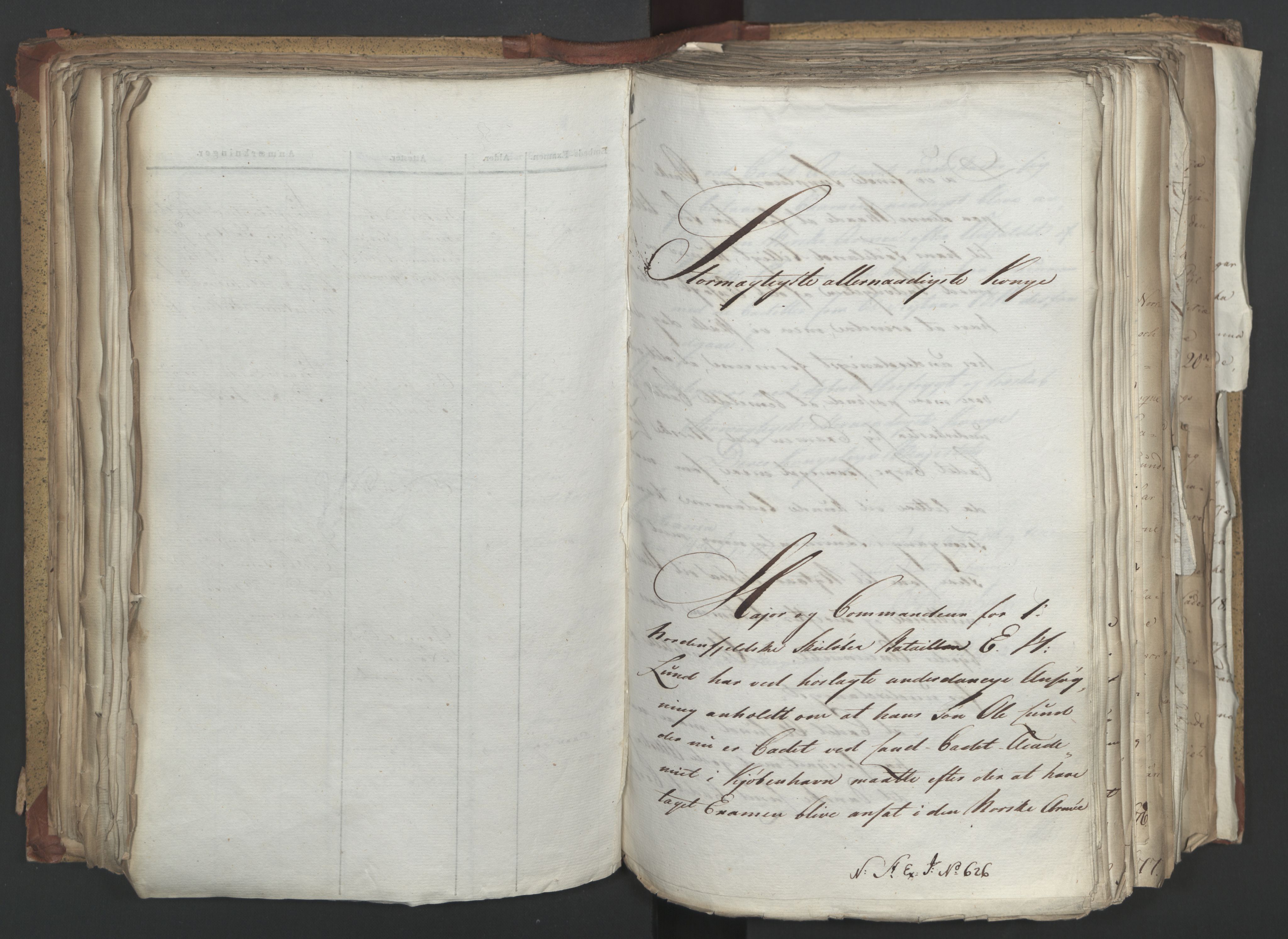 Statsrådsavdelingen i Stockholm, AV/RA-S-1003/D/Da/L0003: Regjeringsinnstillinger nr. 519-787, 1815, p. 223