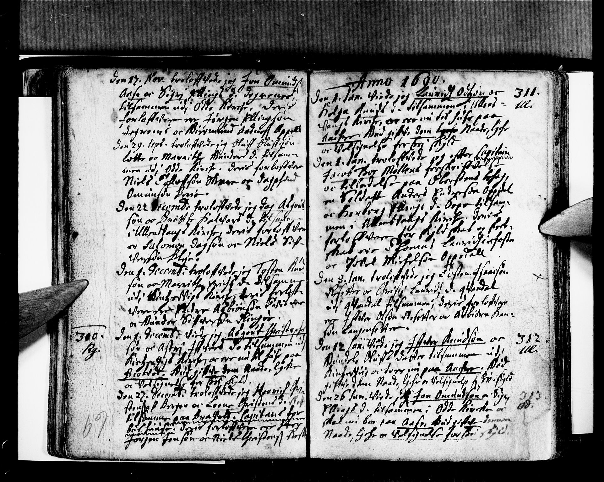 Ullensvang sokneprestembete, SAB/A-78701/H/Haa: Parish register (official) no. A 2, 1669-1732