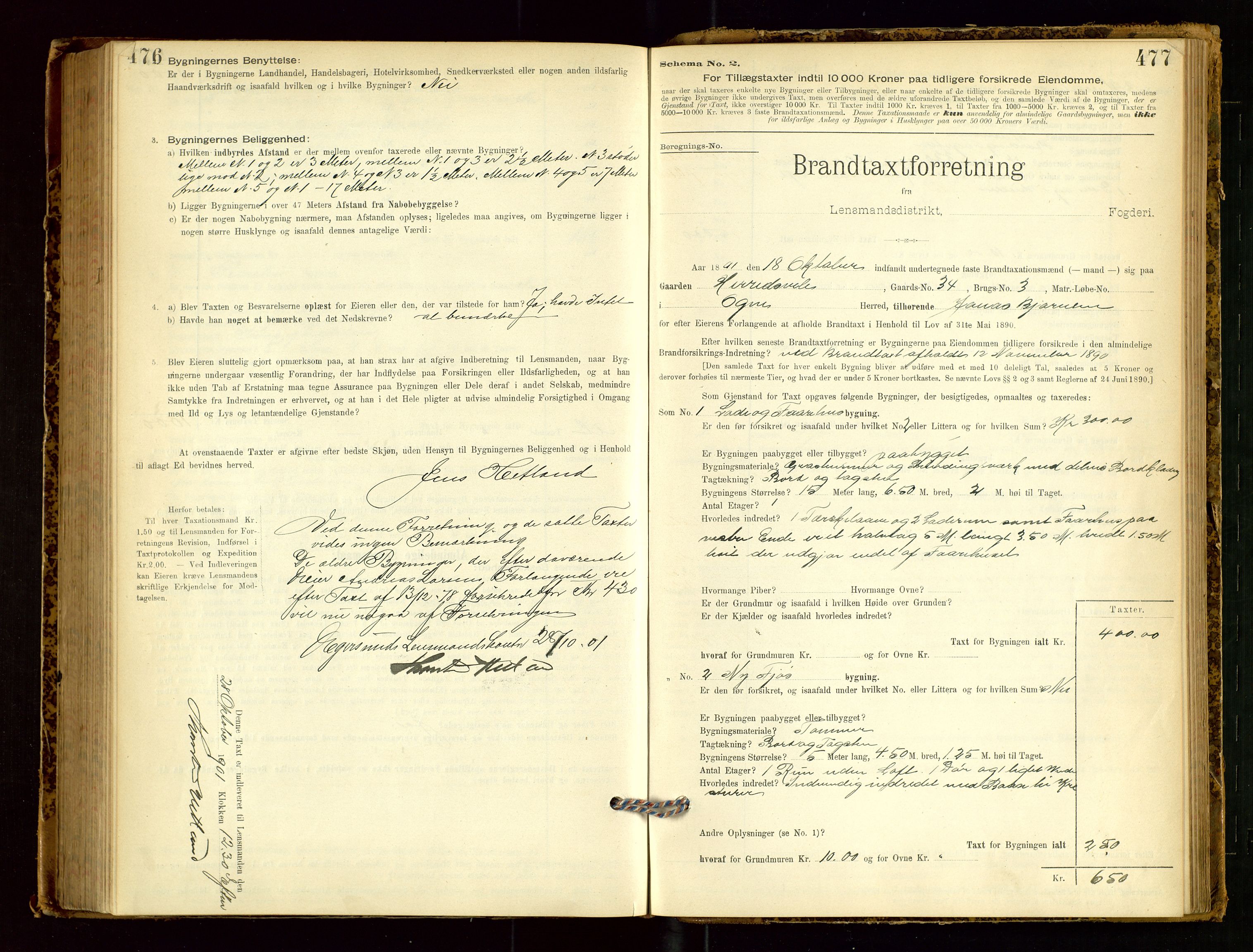 Eigersund lensmannskontor, AV/SAST-A-100171/Gob/L0001: Skjemaprotokoll, 1894-1909, p. 476-477