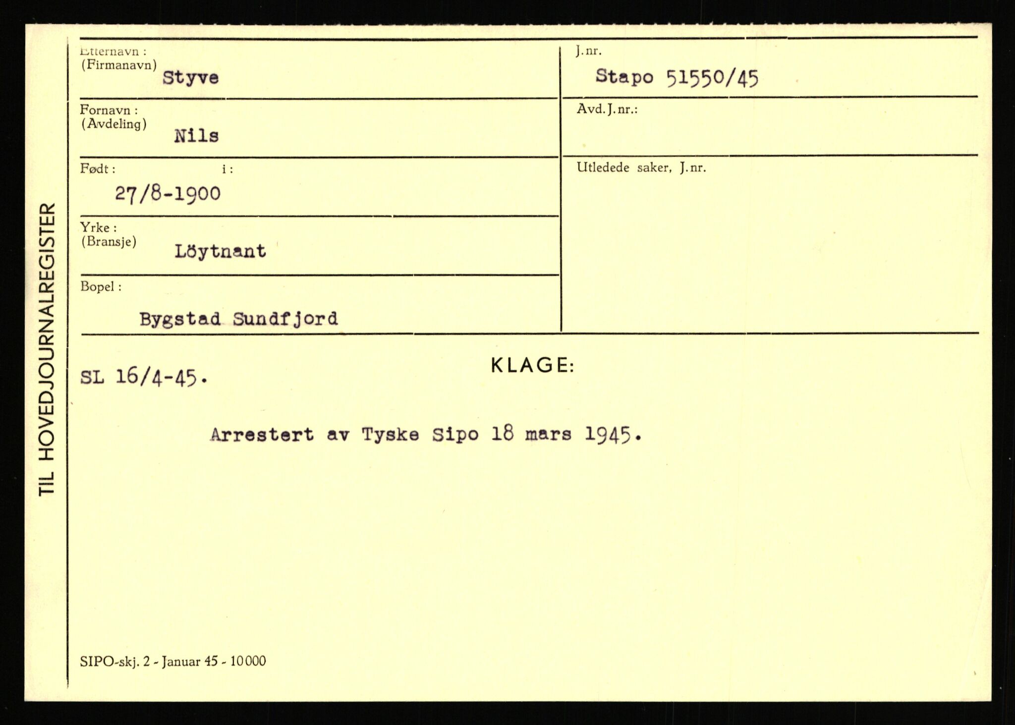 Statspolitiet - Hovedkontoret / Osloavdelingen, AV/RA-S-1329/C/Ca/L0014: Seterlien - Svartås, 1943-1945, p. 4563