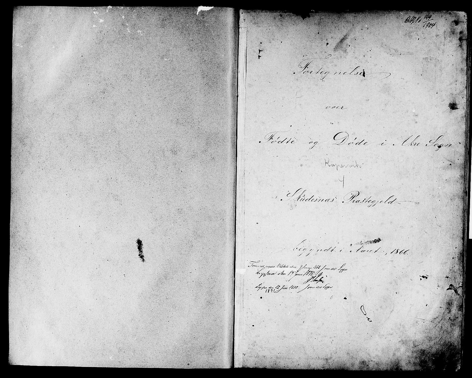 Skudenes sokneprestkontor, SAST/A -101849/H/Ha/Hab/L0005: Parish register (copy) no. B 5, 1866-1881
