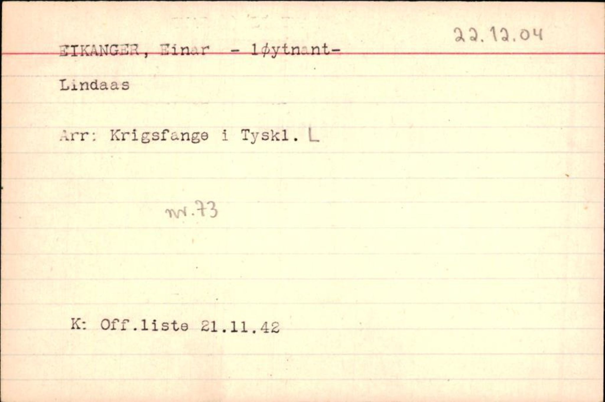 Forsvaret, Forsvarets krigshistoriske avdeling, AV/RA-RAFA-2017/Y/Yf/L0200: II-C-11-2102  -  Norske krigsfanger i Tyskland, 1940-1945, p. 207