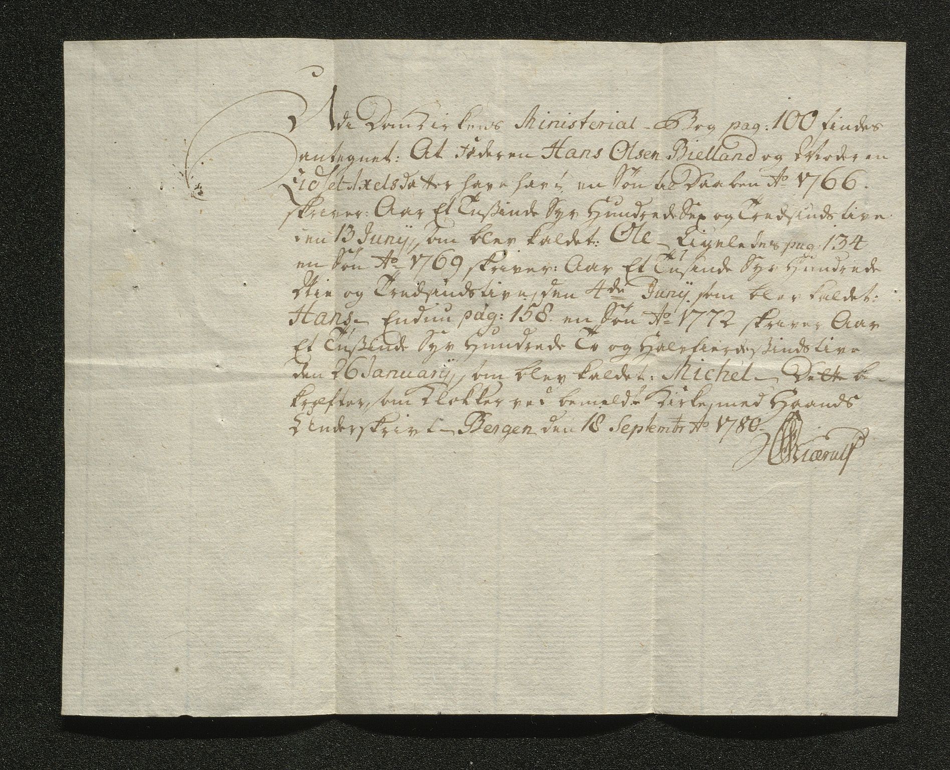 Overfattigkommisjonen i Bergen, AV/SAB-A-89001/F/L0001: Utdelingsbok for fattige i Domkirkesoknet, 1775-1780