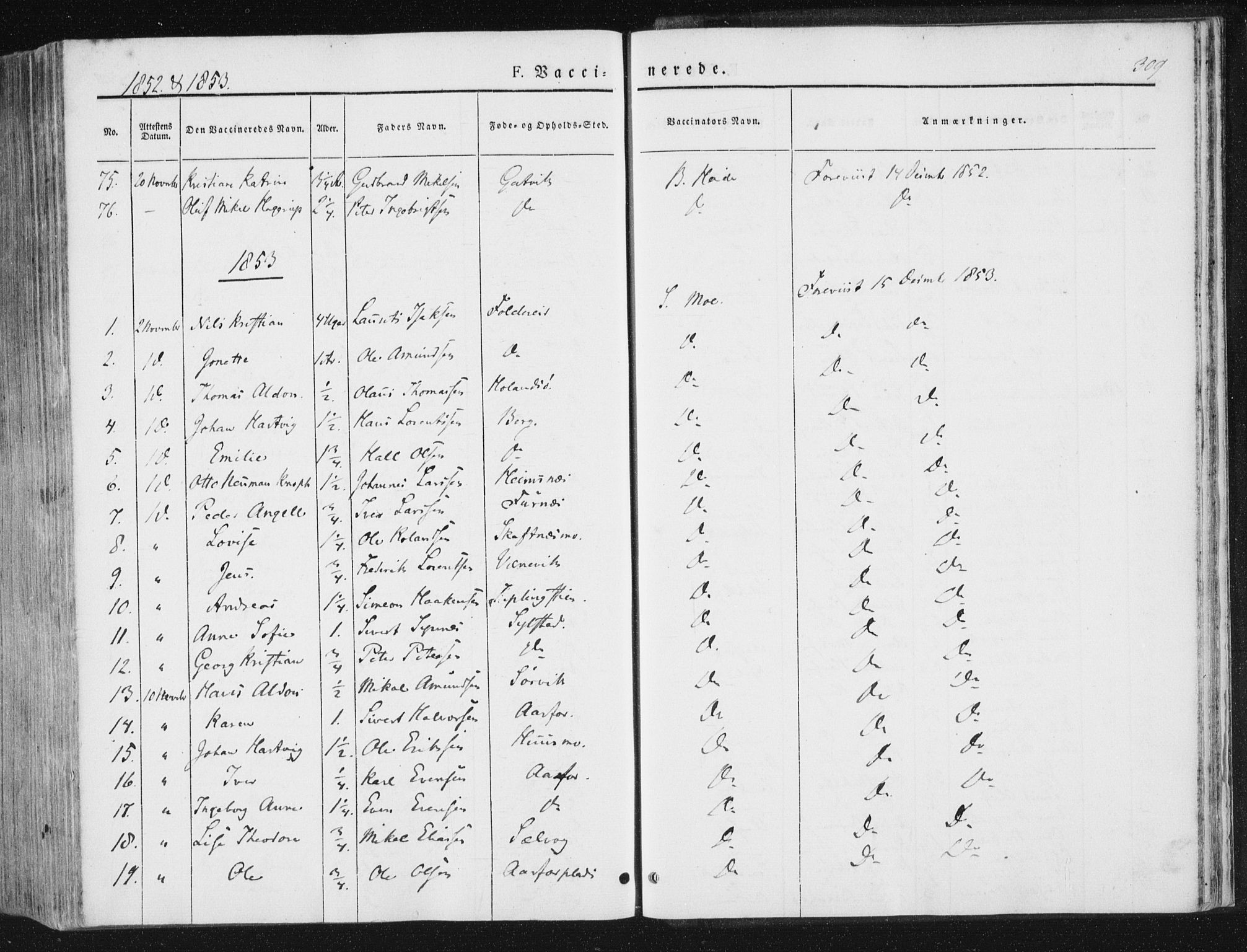 Ministerialprotokoller, klokkerbøker og fødselsregistre - Nord-Trøndelag, AV/SAT-A-1458/780/L0640: Parish register (official) no. 780A05, 1845-1856, p. 309