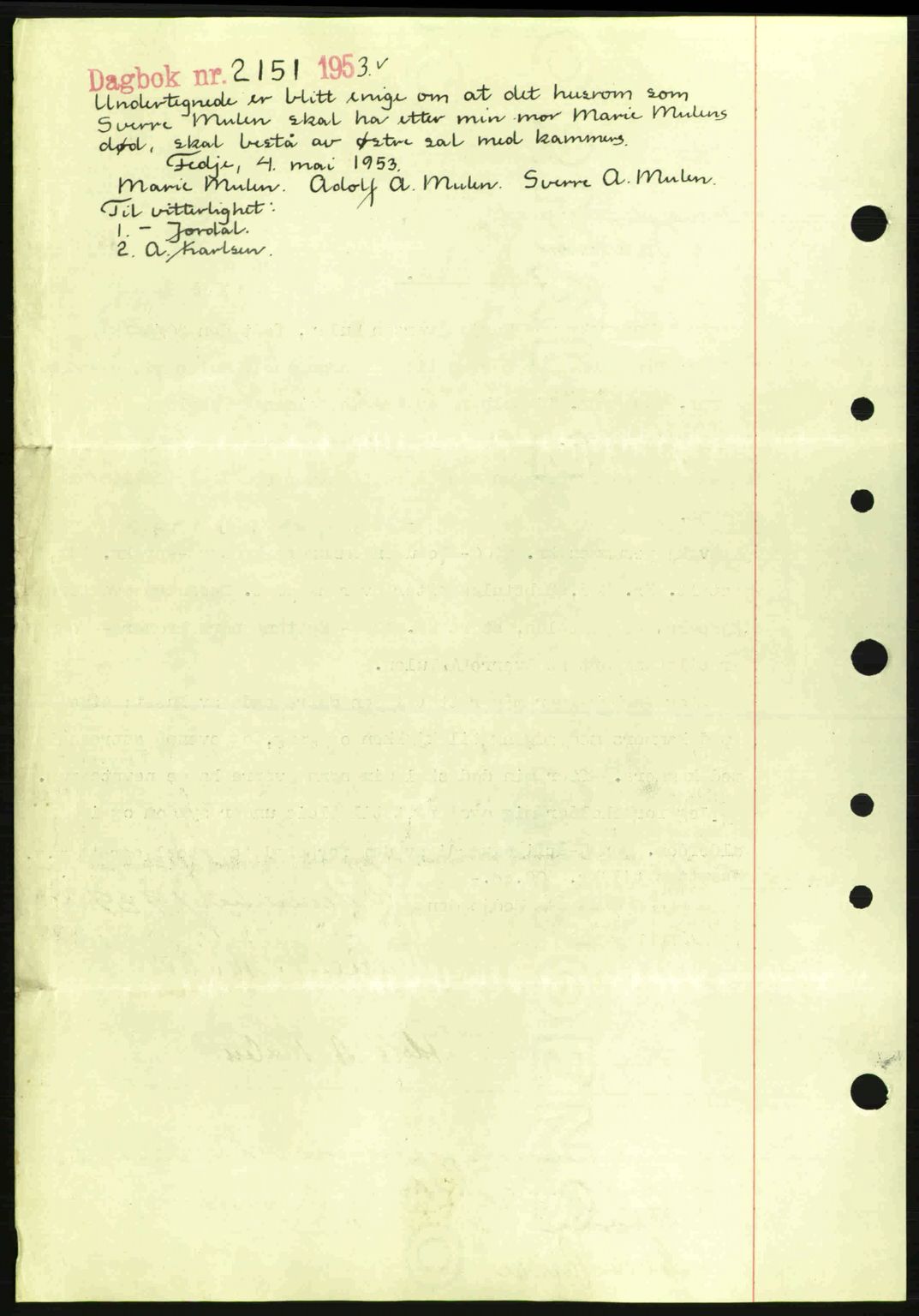 Nordhordland sorenskrivar, SAB/A-2901/1/G/Gb/Gbf/L0010: Mortgage book no. A10, 1939-1940, Diary no: : 3407/1939