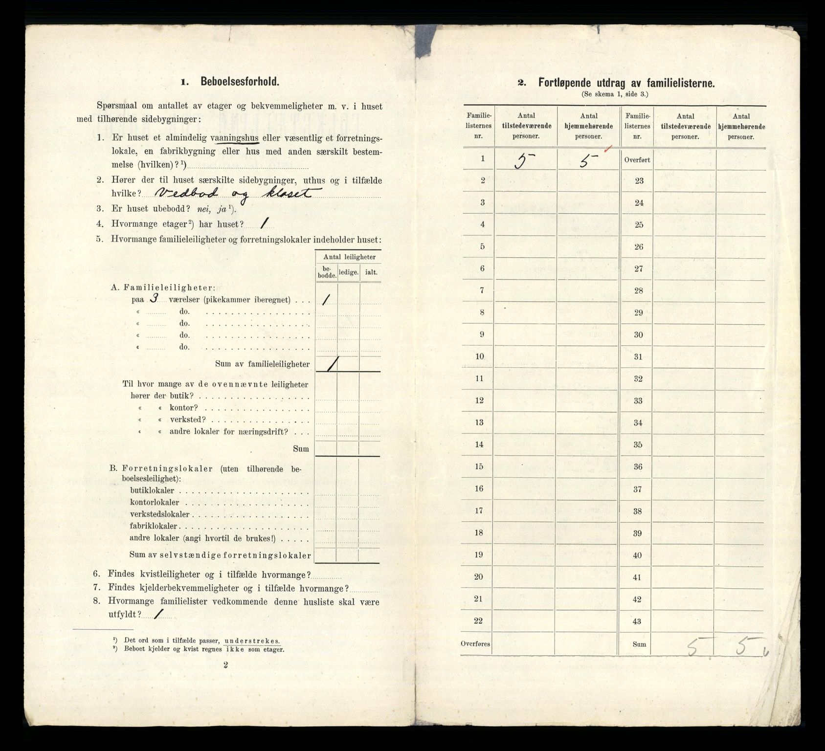 RA, 1910 census for Trondheim, 1910, p. 13242