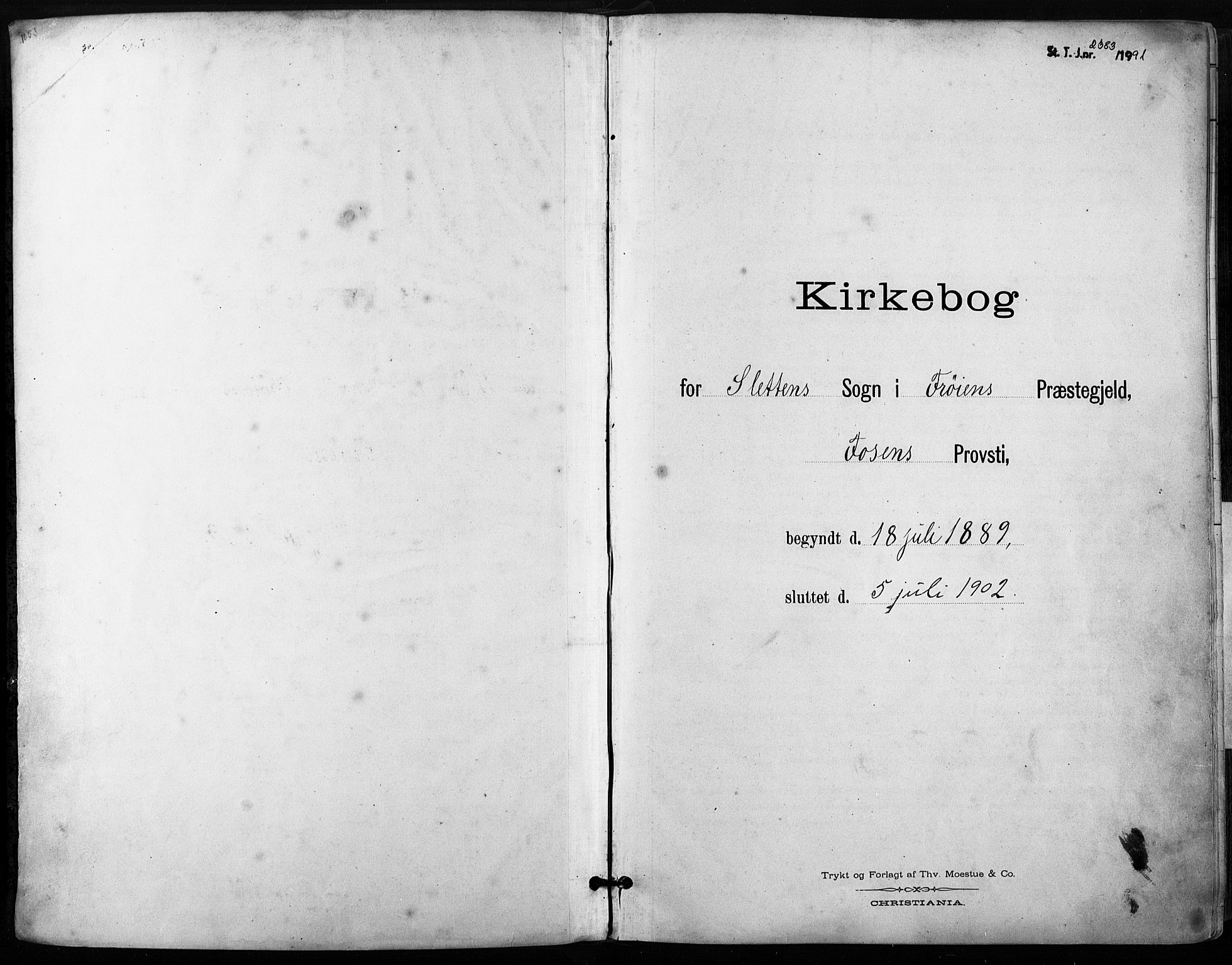 Ministerialprotokoller, klokkerbøker og fødselsregistre - Sør-Trøndelag, SAT/A-1456/640/L0579: Parish register (official) no. 640A04, 1889-1902
