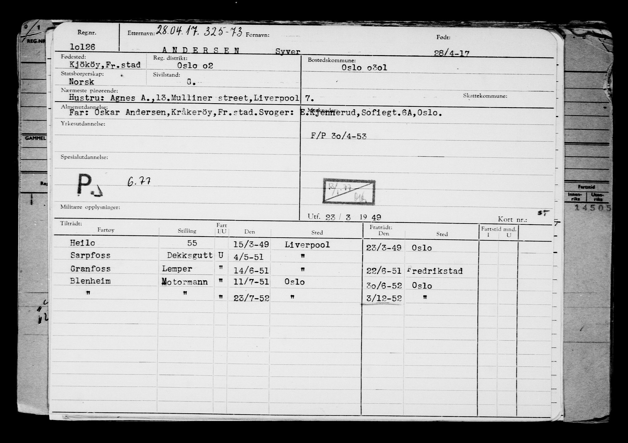 Direktoratet for sjømenn, AV/RA-S-3545/G/Gb/L0148: Hovedkort, 1917, p. 172