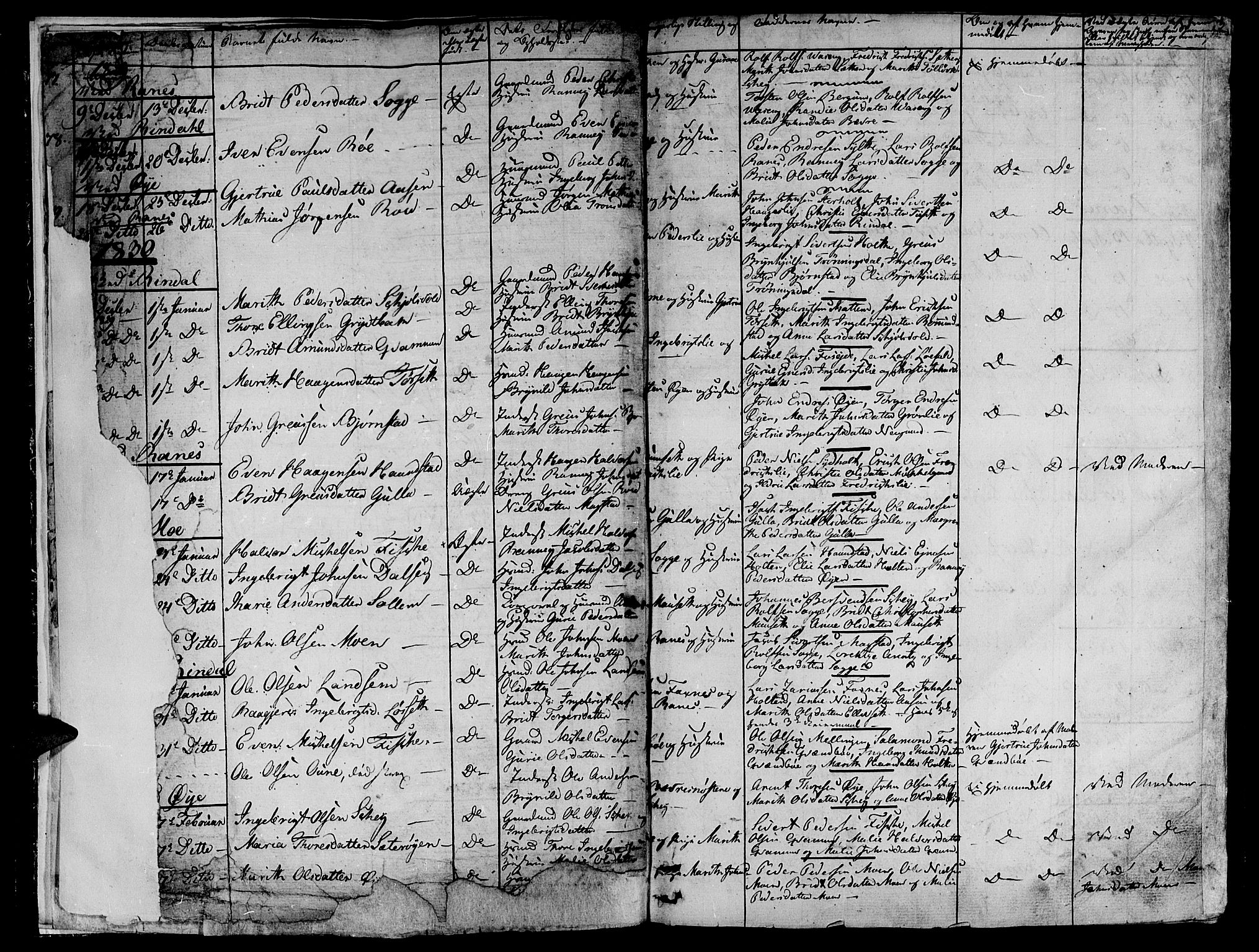 Ministerialprotokoller, klokkerbøker og fødselsregistre - Møre og Romsdal, AV/SAT-A-1454/595/L1042: Parish register (official) no. 595A04, 1829-1843, p. 5