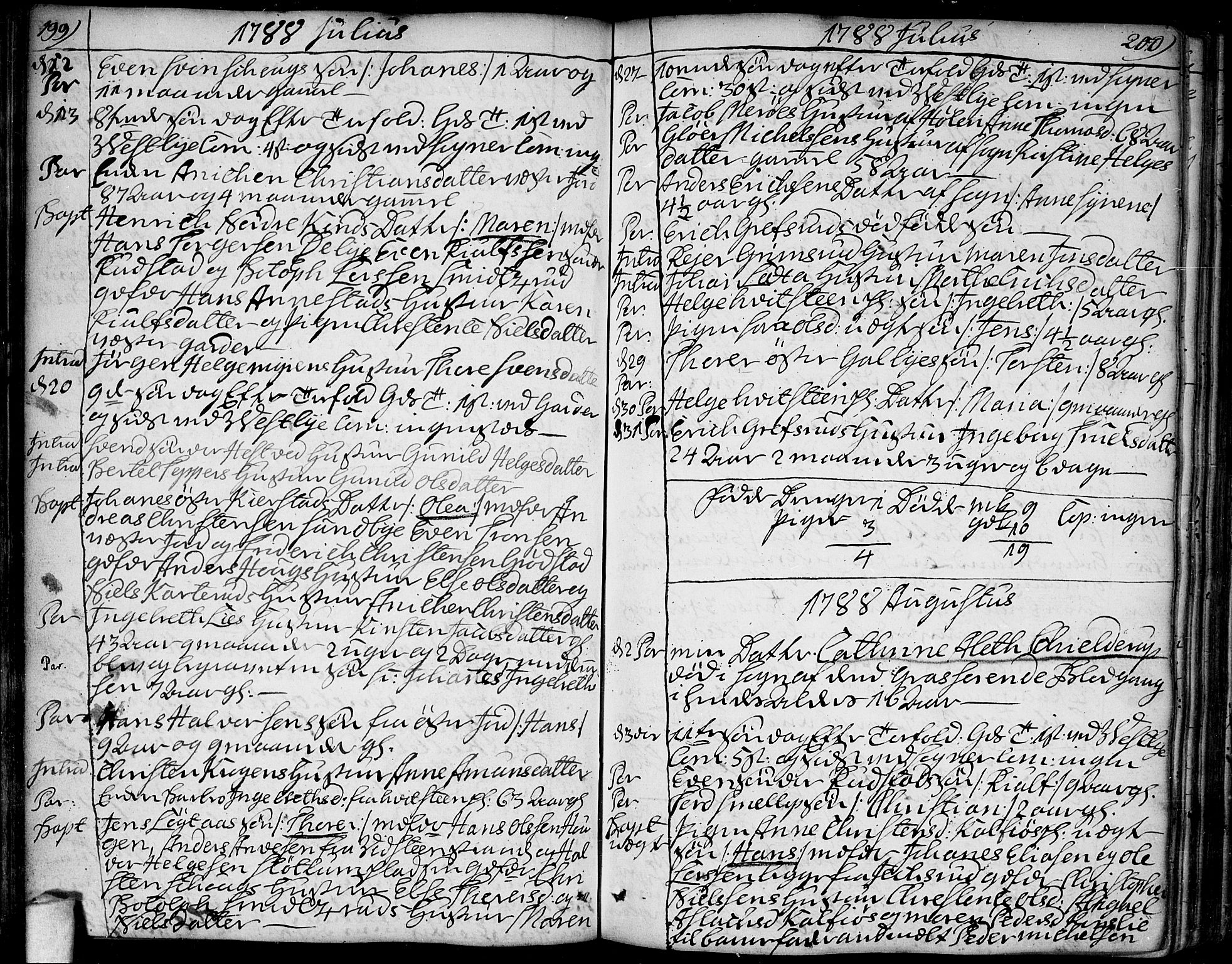 Vestby prestekontor Kirkebøker, SAO/A-10893/F/Fa/L0003: Parish register (official) no. I 3, 1779-1796, p. 199-200