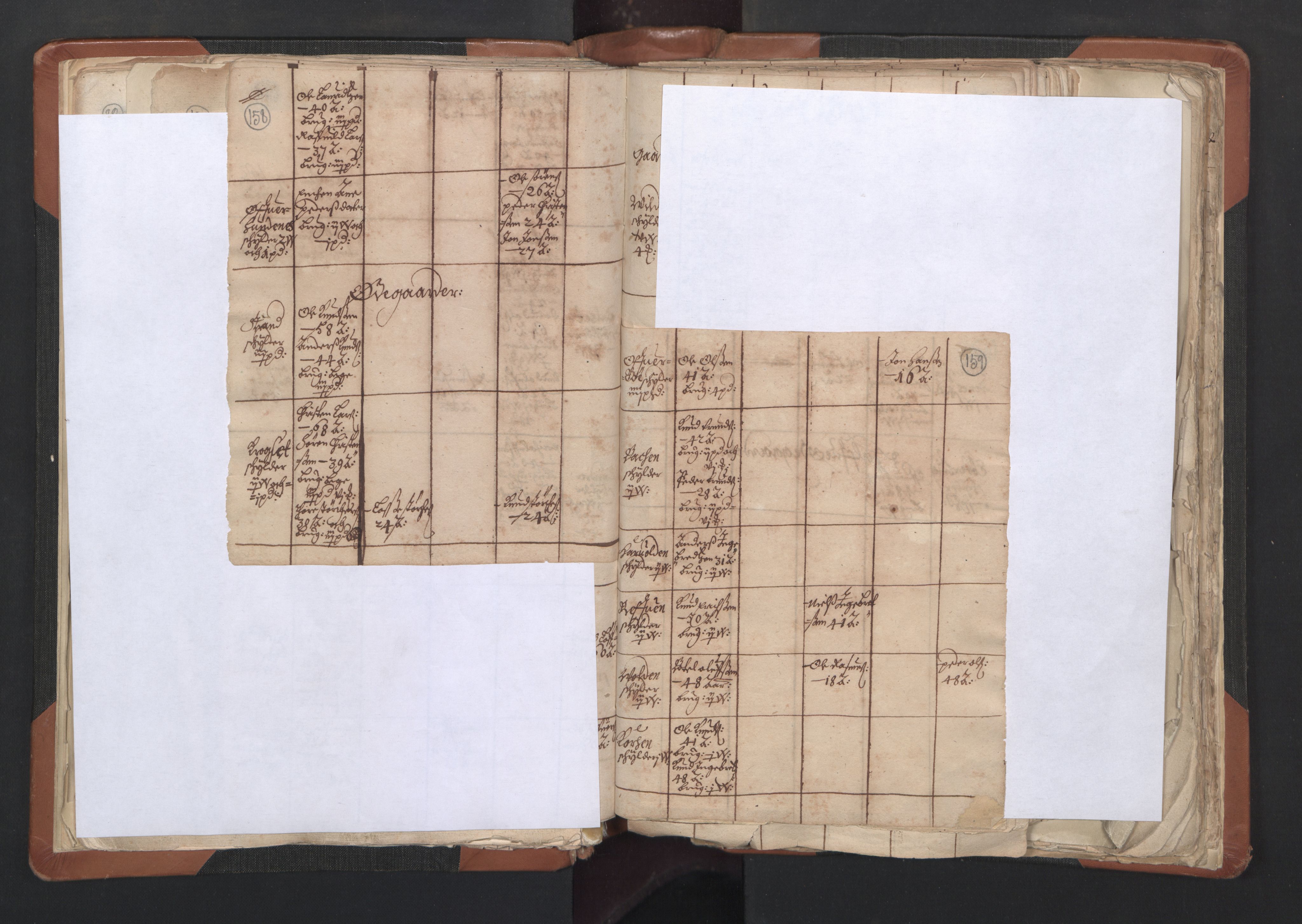 RA, Vicar's Census 1664-1666, no. 27: Romsdal deanery, 1664-1666, p. 158-159