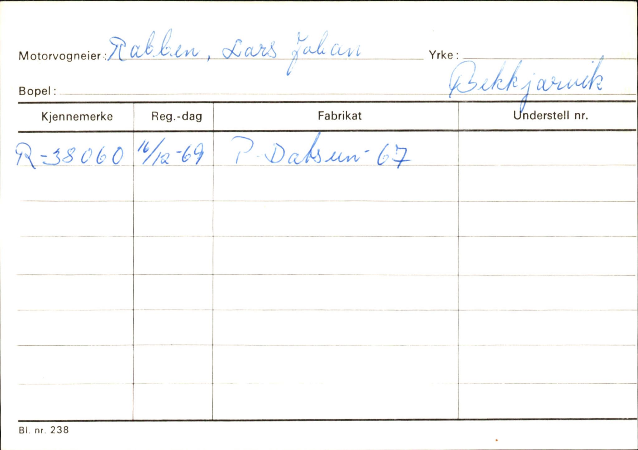 Statens vegvesen, Hordaland vegkontor, AV/SAB-A-5201/2/Ha/L0044: R-eierkort Q-R, 1920-1971, p. 38