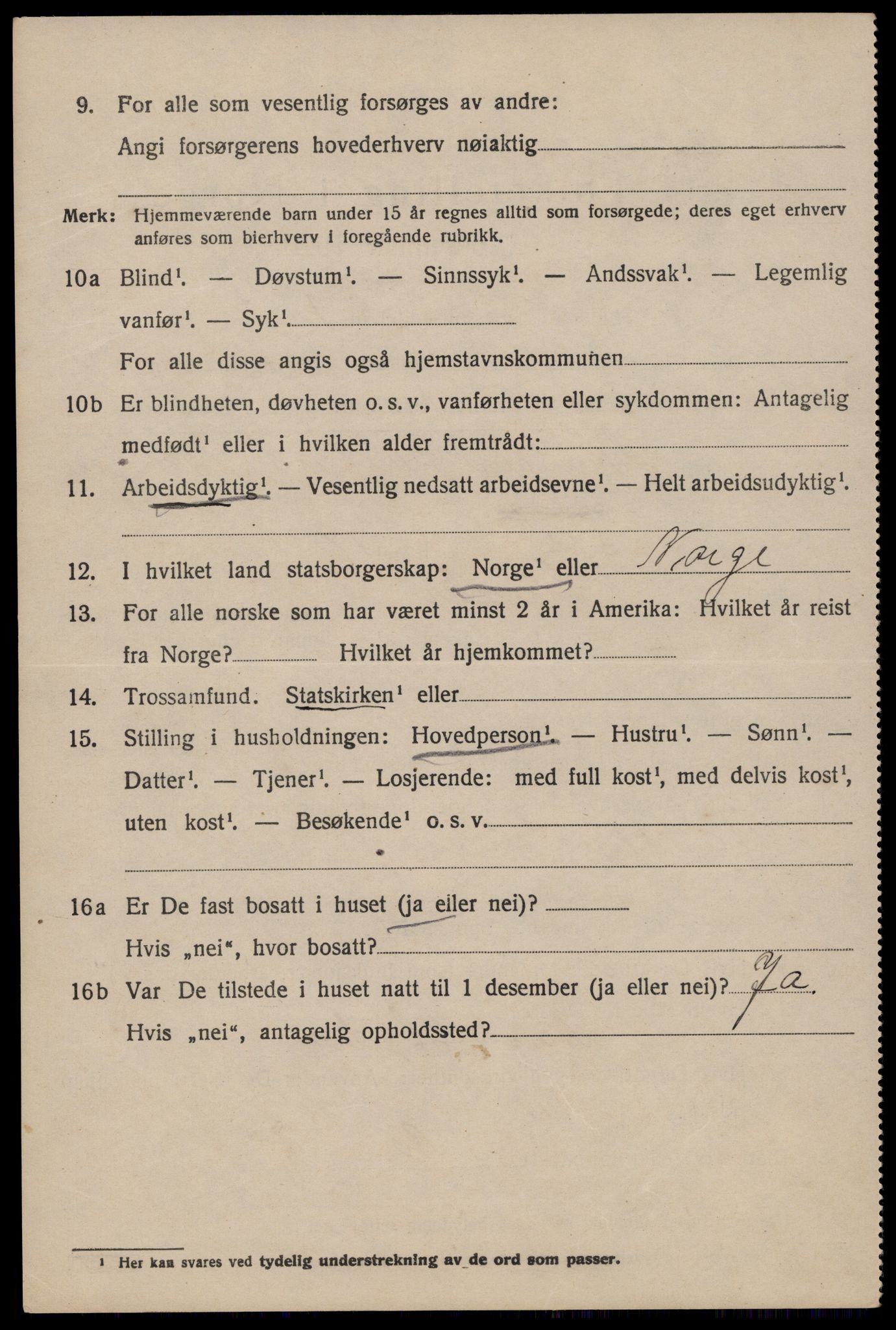 SAKO, 1920 census for Tinn, 1920, p. 19389