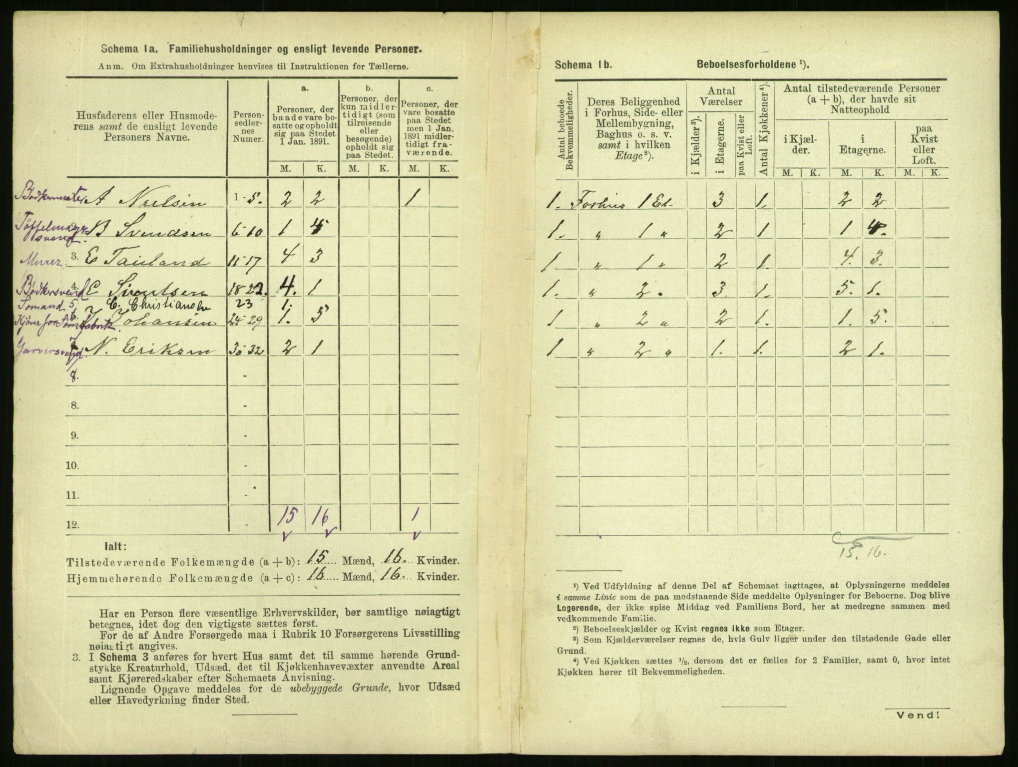 RA, 1891 census for 0301 Kristiania, 1891, p. 89183