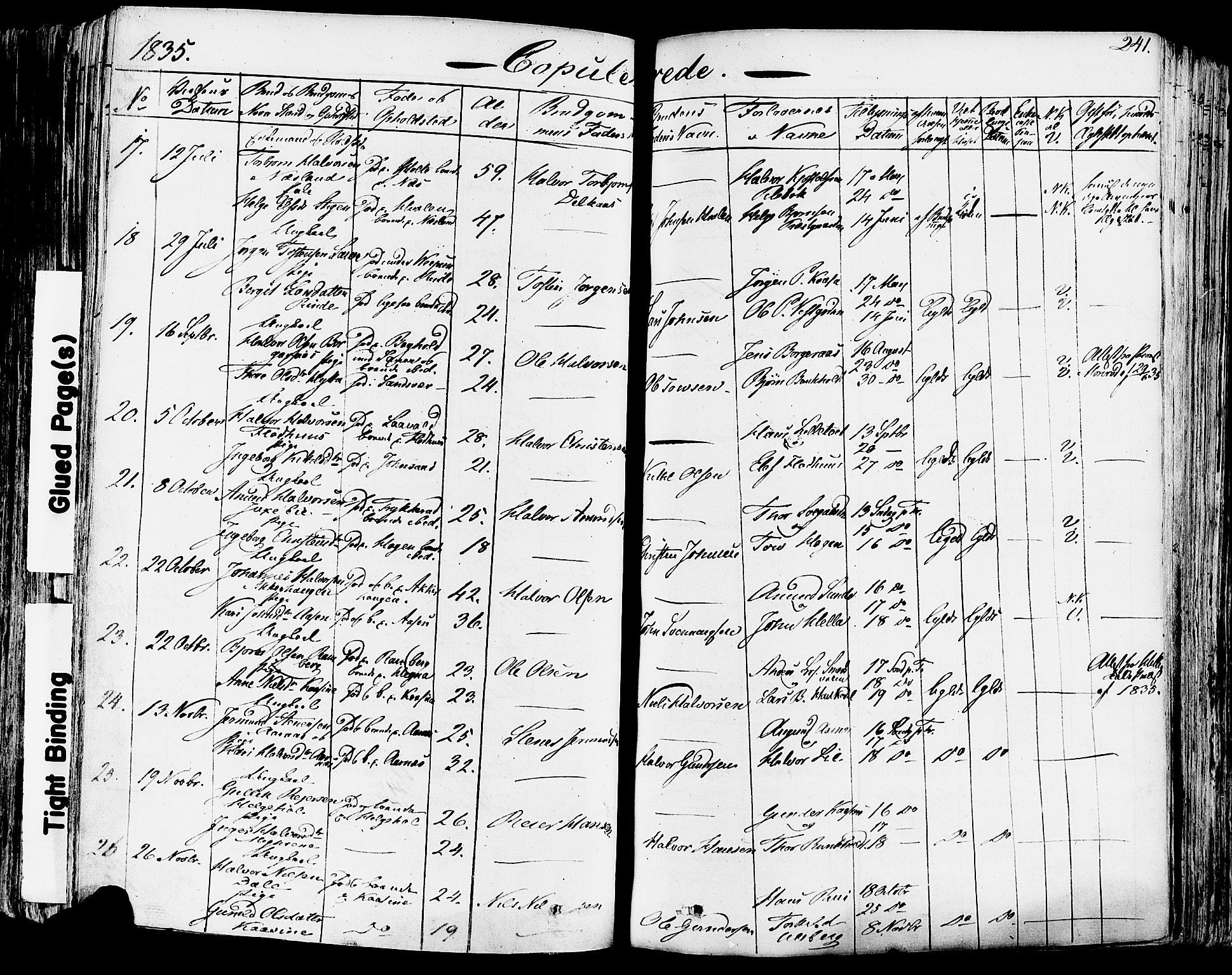 Sauherad kirkebøker, SAKO/A-298/F/Fa/L0006: Parish register (official) no. I 6, 1827-1850, p. 241