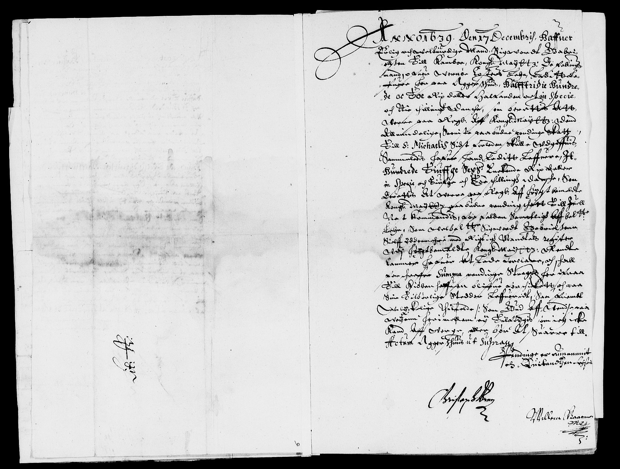 Rentekammeret inntil 1814, Reviderte regnskaper, Lensregnskaper, AV/RA-EA-5023/R/Rb/Rbg/L0005: Verne kloster len, 1639-1642