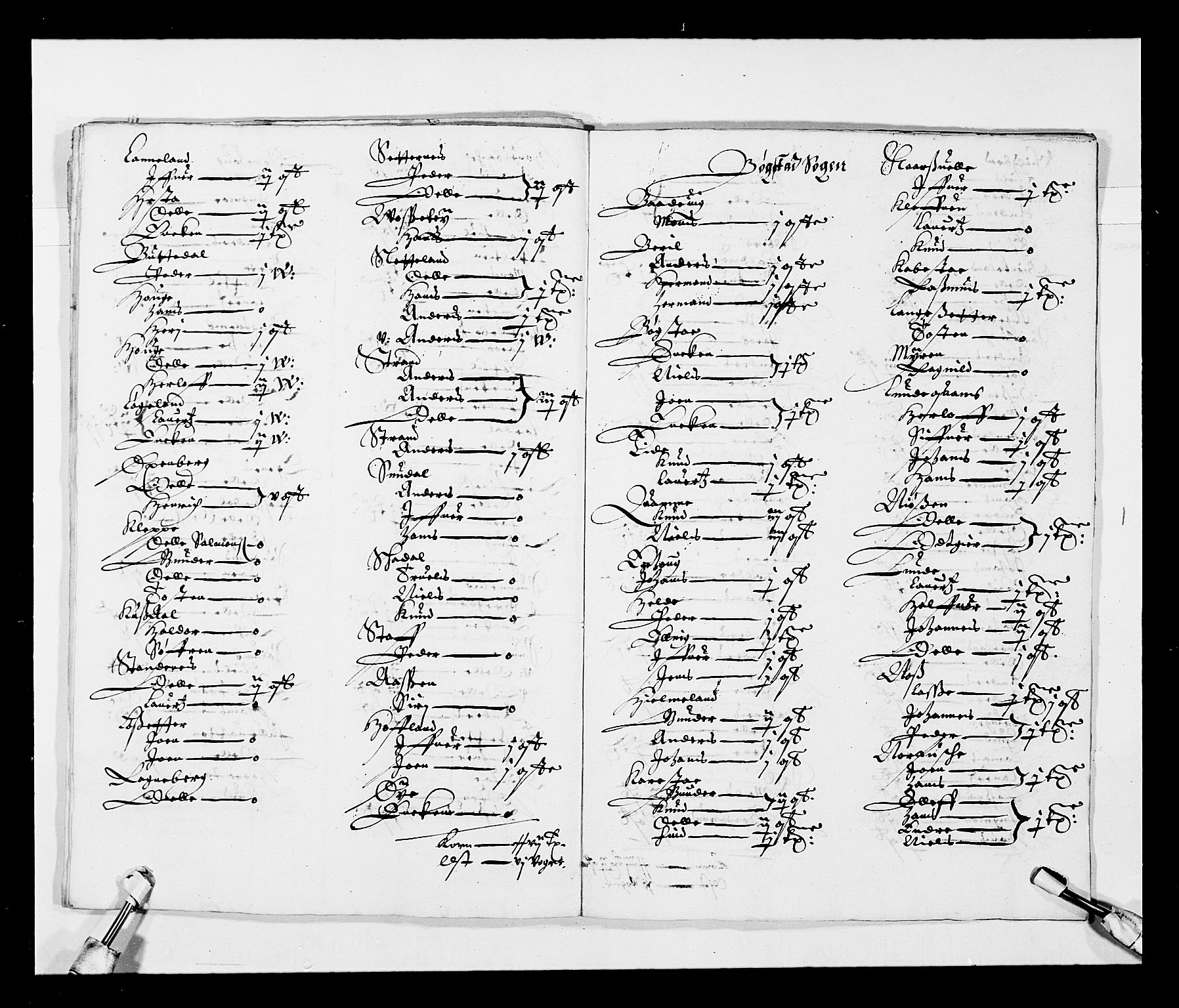 Stattholderembetet 1572-1771, AV/RA-EA-2870/Ek/L0026/0002: Jordebøker 1633-1658: / Tiendelister fra Bergenhus len, 1642-1647, p. 27