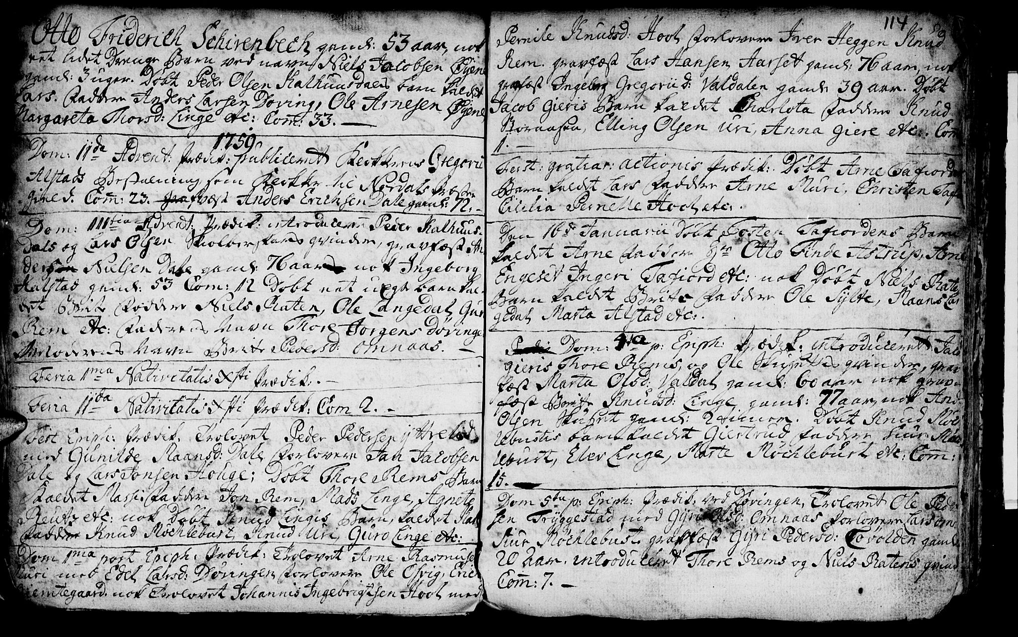 Ministerialprotokoller, klokkerbøker og fødselsregistre - Møre og Romsdal, SAT/A-1454/519/L0240: Parish register (official) no. 519A01 /1, 1736-1760, p. 114
