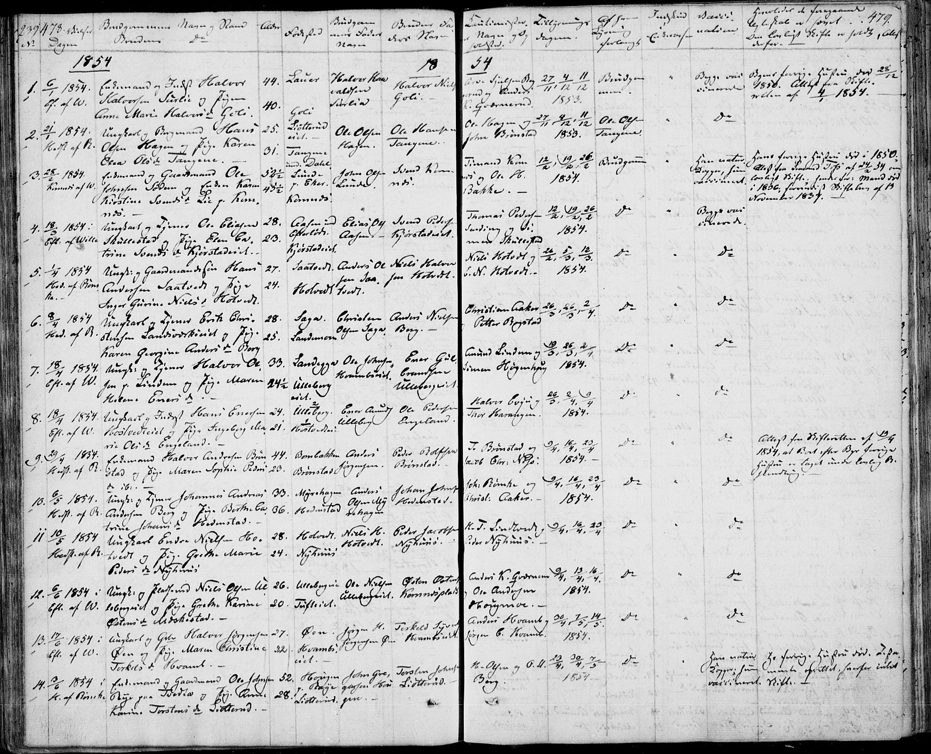 Sandsvær kirkebøker, AV/SAKO-A-244/F/Fa/L0005: Parish register (official) no. I 5, 1840-1856, p. 478-479