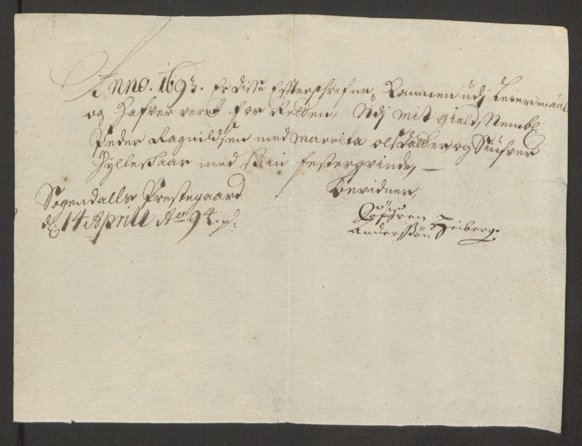 Rentekammeret inntil 1814, Reviderte regnskaper, Fogderegnskap, AV/RA-EA-4092/R52/L3307: Fogderegnskap Sogn, 1693-1694, p. 131