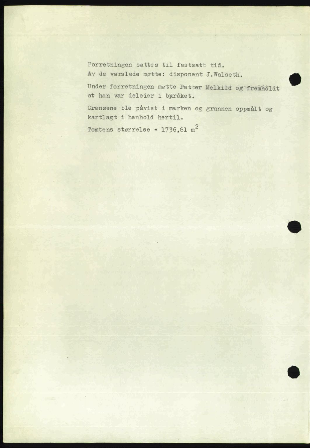 Nordmøre sorenskriveri, AV/SAT-A-4132/1/2/2Ca: Mortgage book no. A105, 1947-1947, Diary no: : 1728/1947