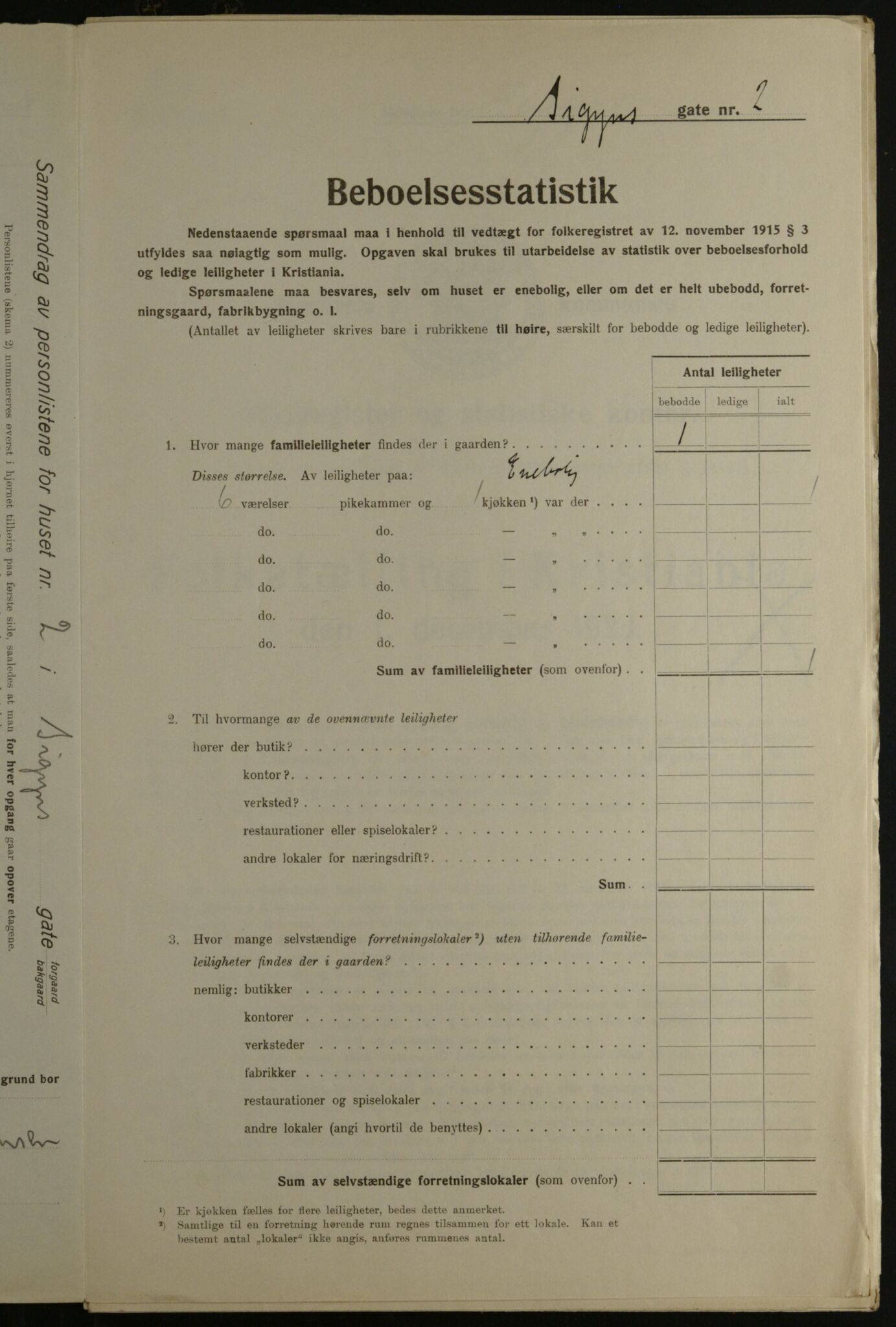 OBA, Municipal Census 1923 for Kristiania, 1923, p. 105359