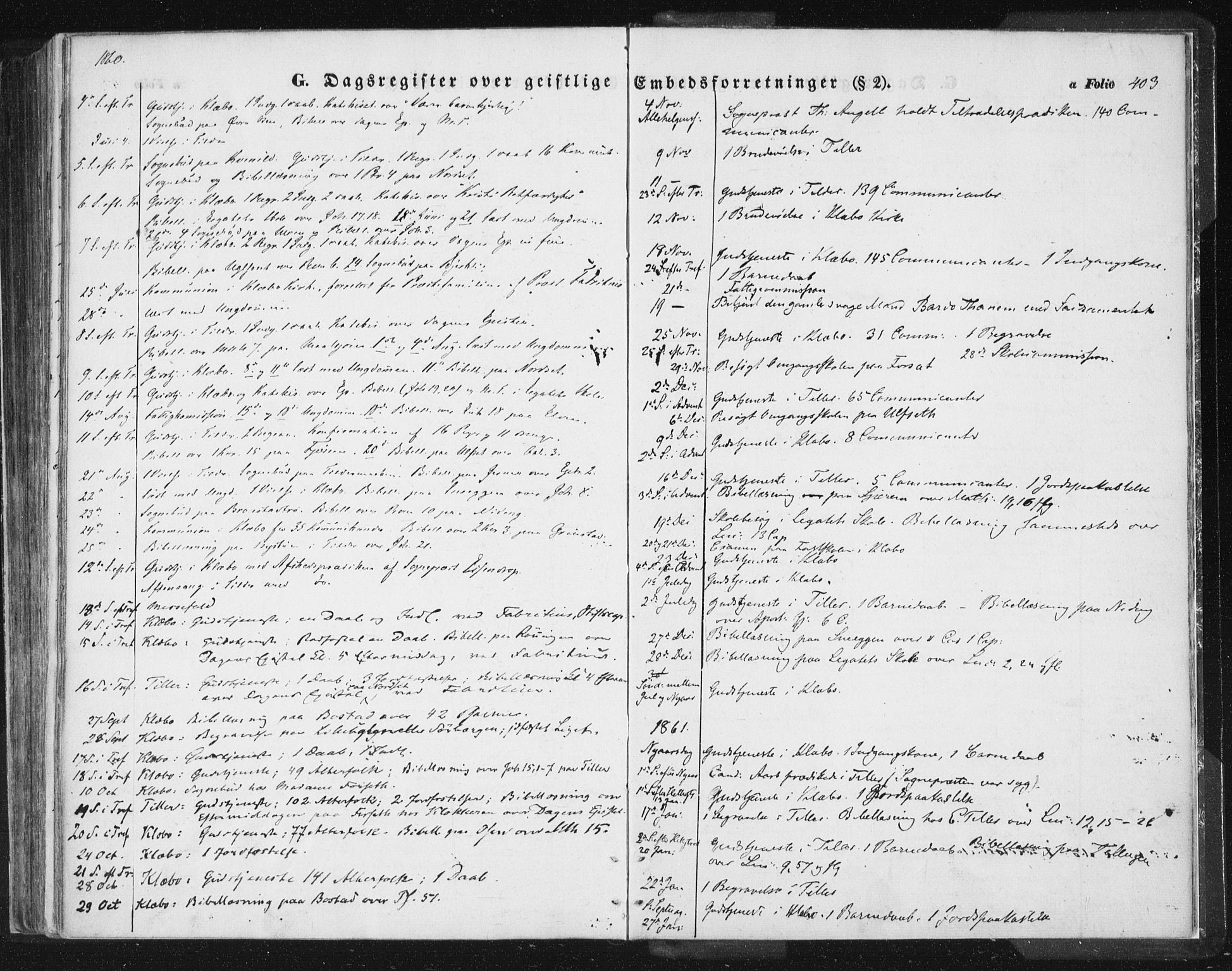 Ministerialprotokoller, klokkerbøker og fødselsregistre - Sør-Trøndelag, SAT/A-1456/618/L0441: Parish register (official) no. 618A05, 1843-1862, p. 403