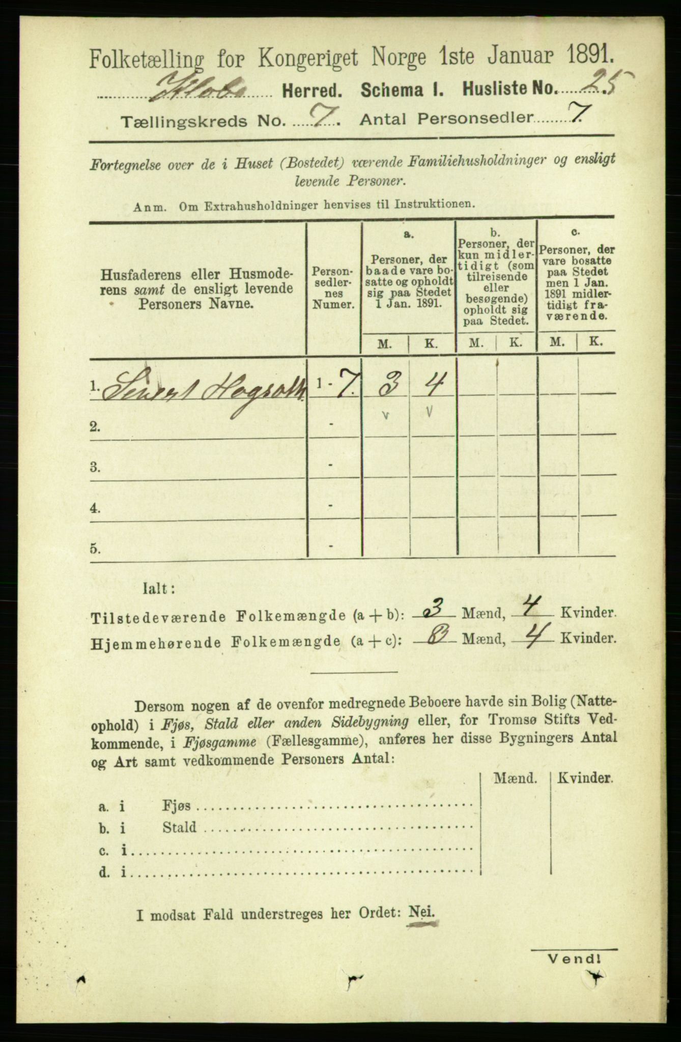 RA, 1891 census for 1662 Klæbu, 1891, p. 1348