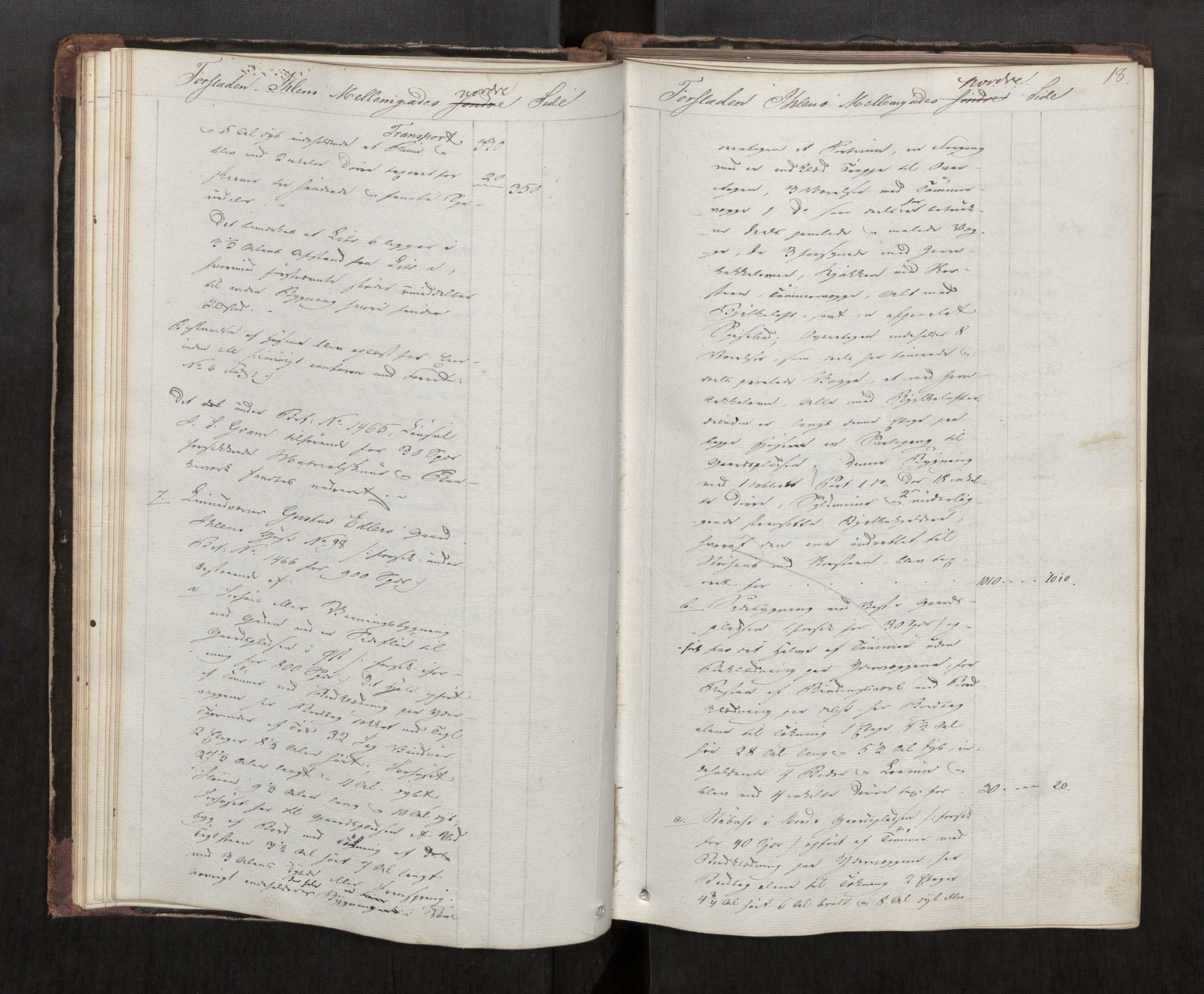 Norges Brannkasse Trondheim magistrat, AV/SAT-A-5590/Fa/L0024: Branntakstprotokoll E, 1846, p. 17b-18a