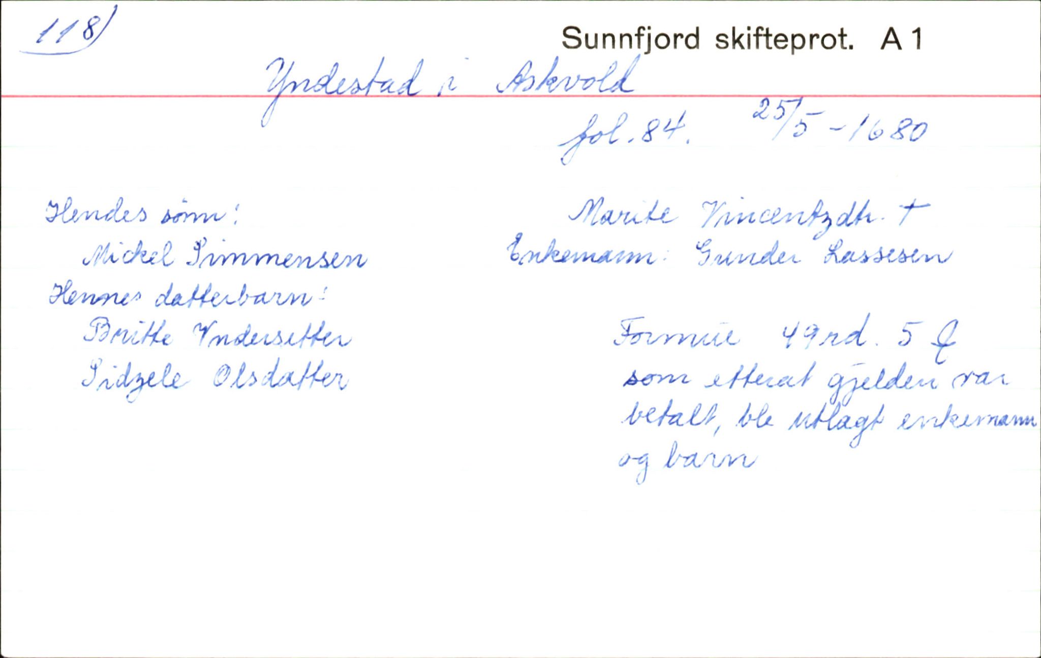 Skiftekort ved Statsarkivet i Bergen, SAB/SKIFTEKORT/003/L0001: Skifteprotokoll nr. 1, 1677-1687, p. 153