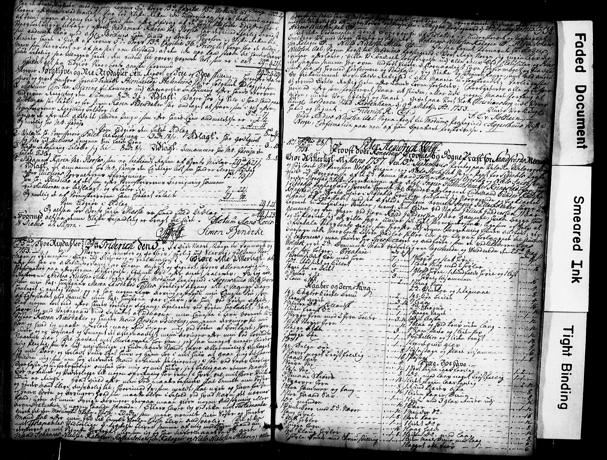Kongsberg prosti, AV/SAKO-A-432/O/Ob/L0001: Skifteprotokoll, 1741-1757, p. 333b-334a