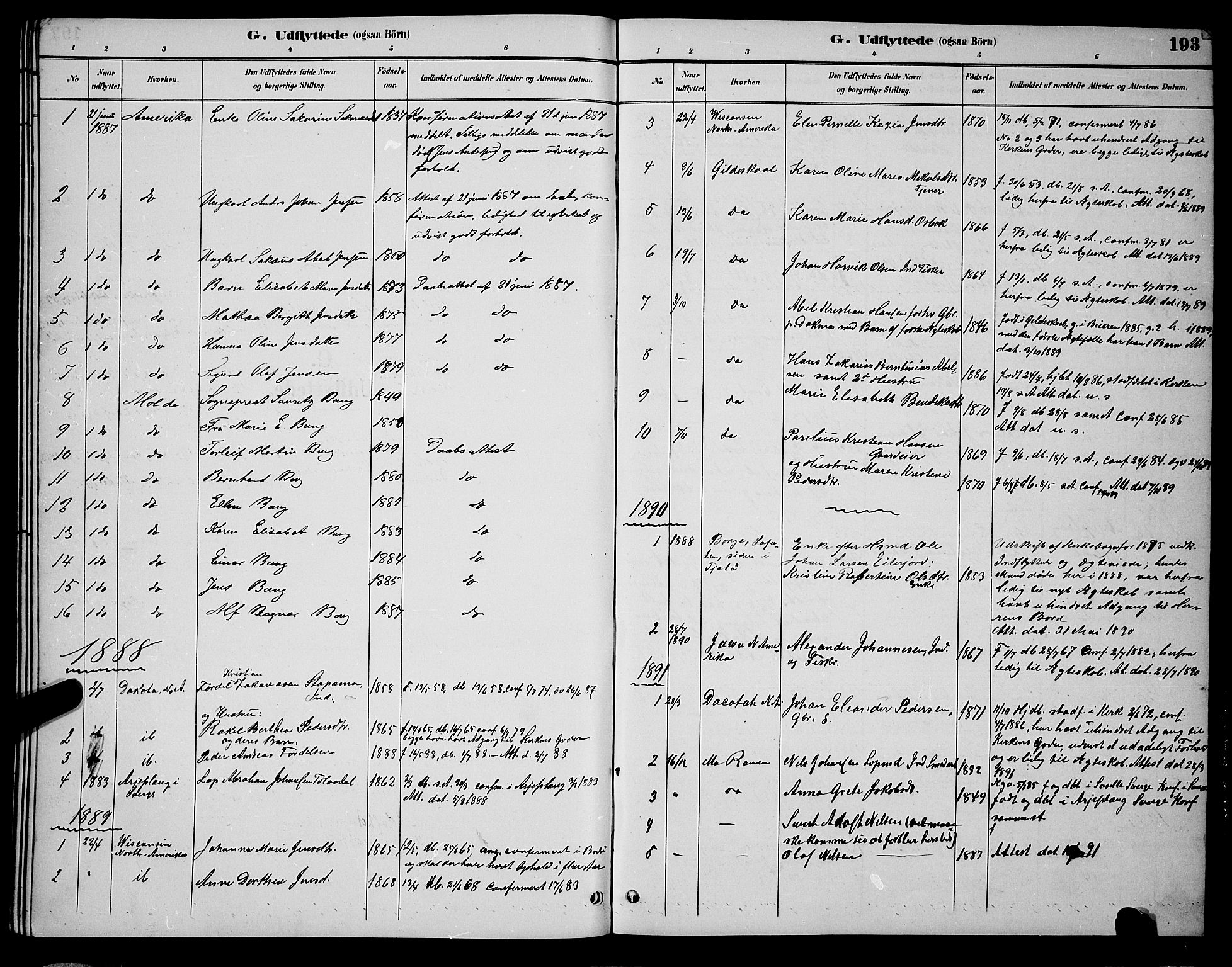 Ministerialprotokoller, klokkerbøker og fødselsregistre - Nordland, AV/SAT-A-1459/846/L0654: Parish register (copy) no. 846C04, 1887-1901, p. 193