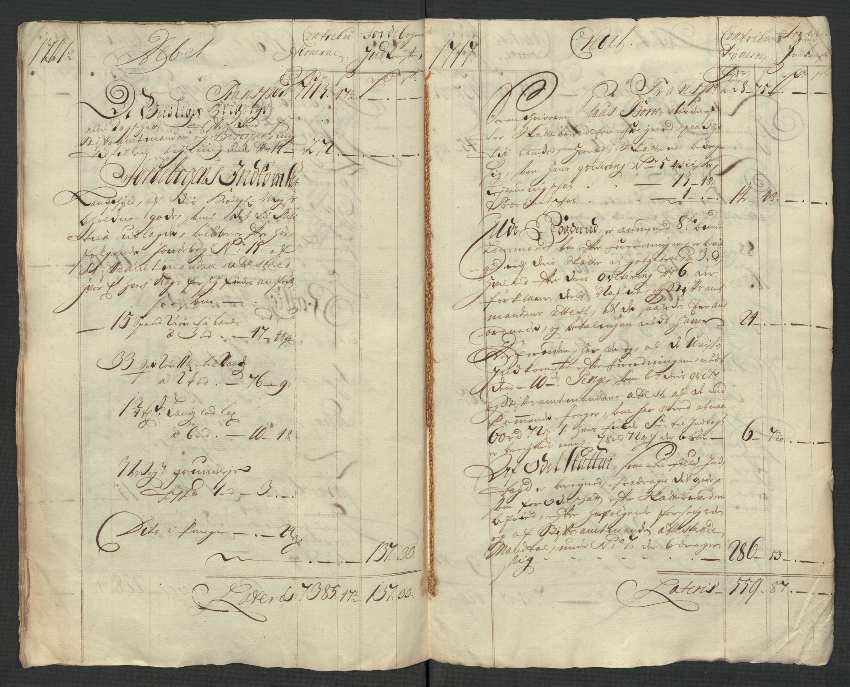 Rentekammeret inntil 1814, Reviderte regnskaper, Fogderegnskap, AV/RA-EA-4092/R57/L3865: Fogderegnskap Fosen, 1717, p. 252