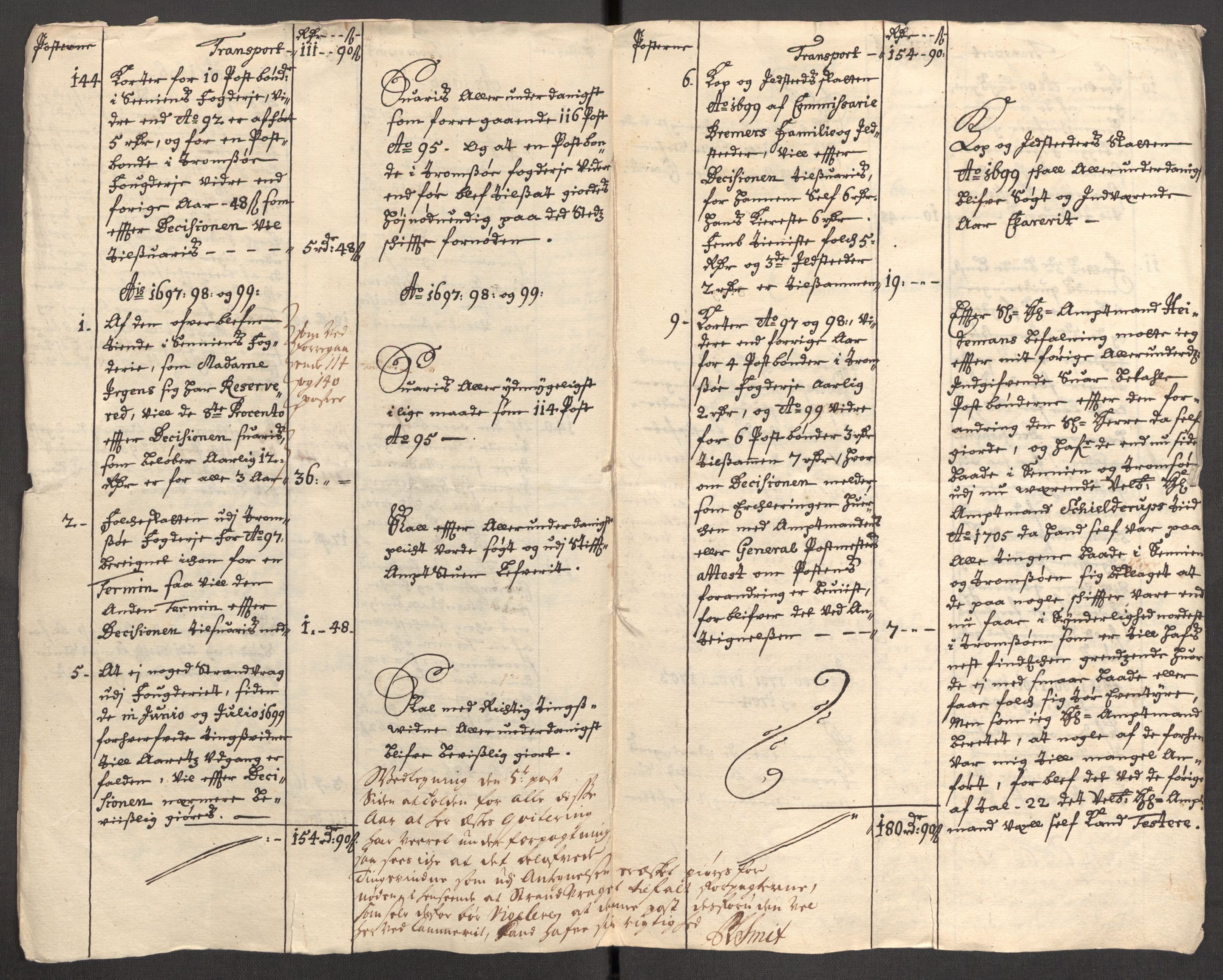 Rentekammeret inntil 1814, Reviderte regnskaper, Fogderegnskap, AV/RA-EA-4092/R68/L4755: Fogderegnskap Senja og Troms, 1700-1704, p. 433