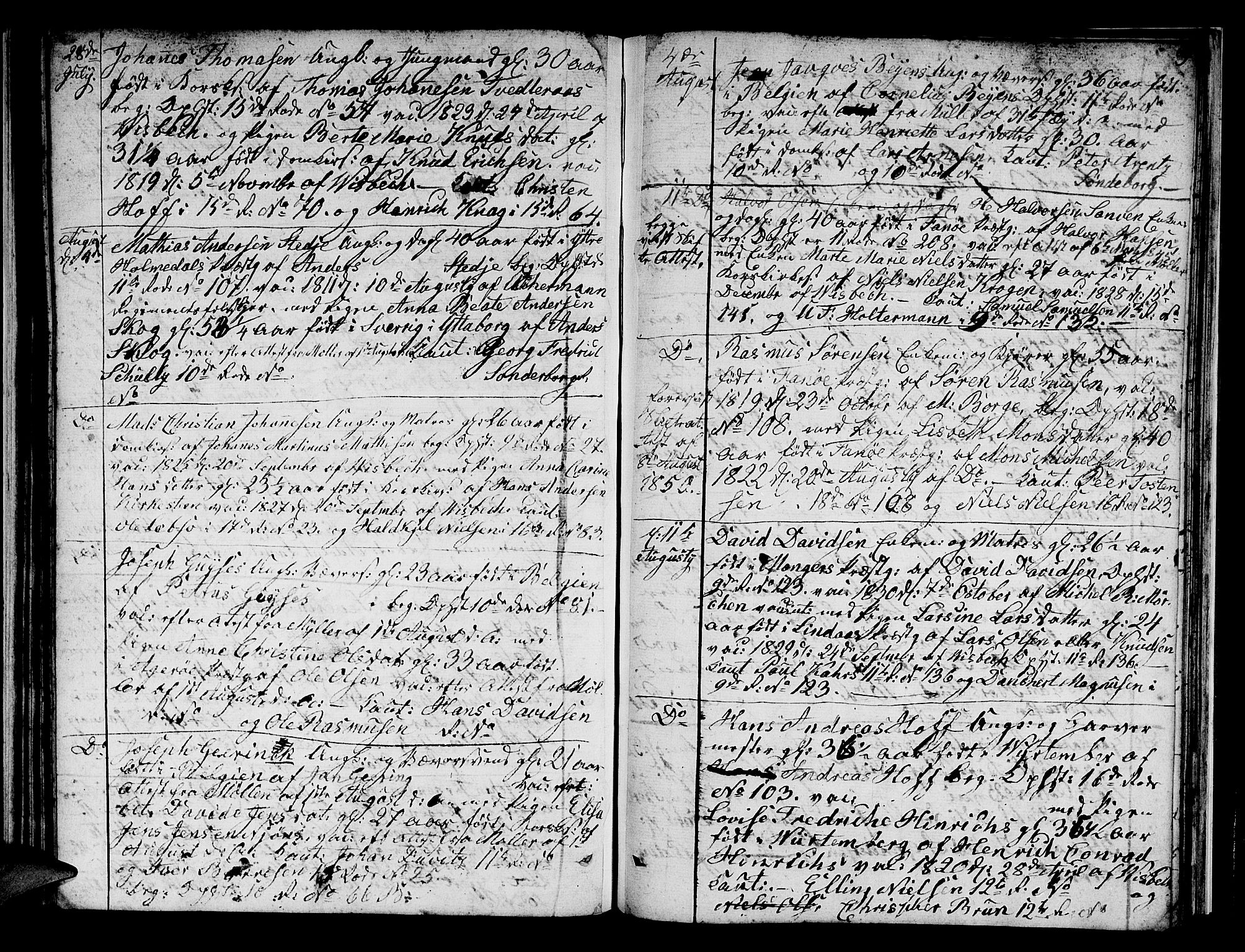 Domkirken sokneprestembete, AV/SAB-A-74801/H/Hab/L0004: Parish register (copy) no. A 4, 1820-1854, p. 69