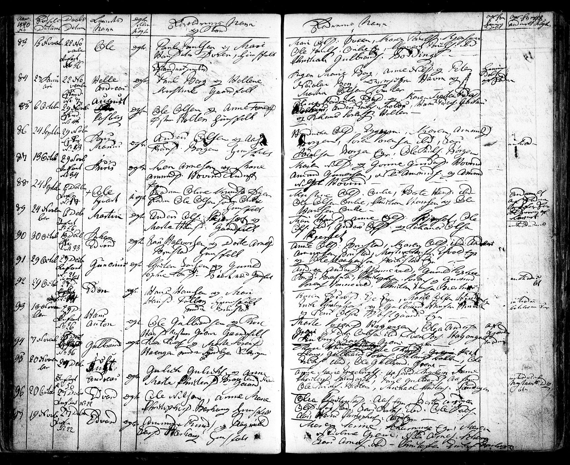 Nes prestekontor Kirkebøker, SAO/A-10410/F/Fa/L0006: Parish register (official) no. I 6, 1833-1845, p. 48