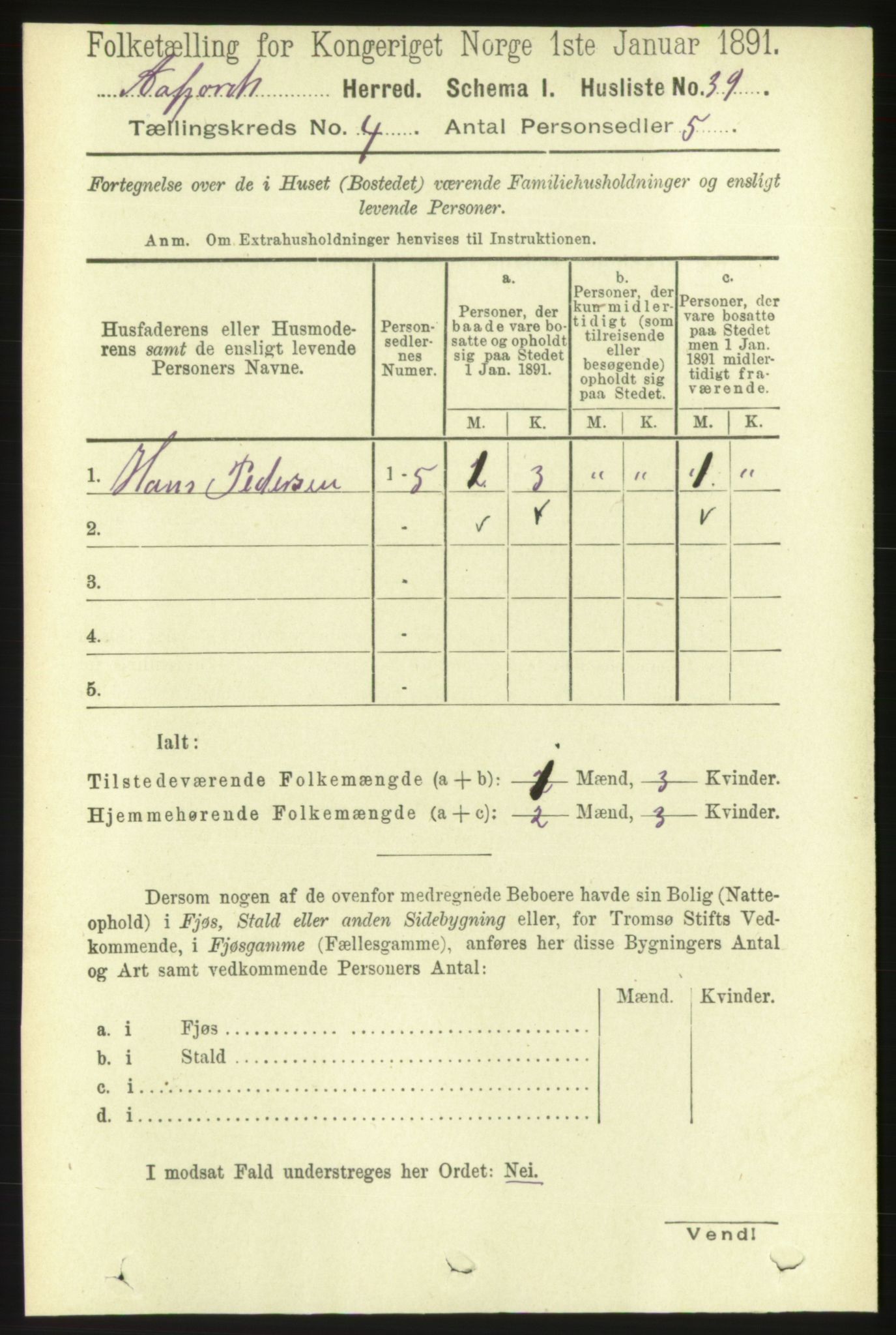 RA, 1891 census for 1630 Åfjord, 1891, p. 780