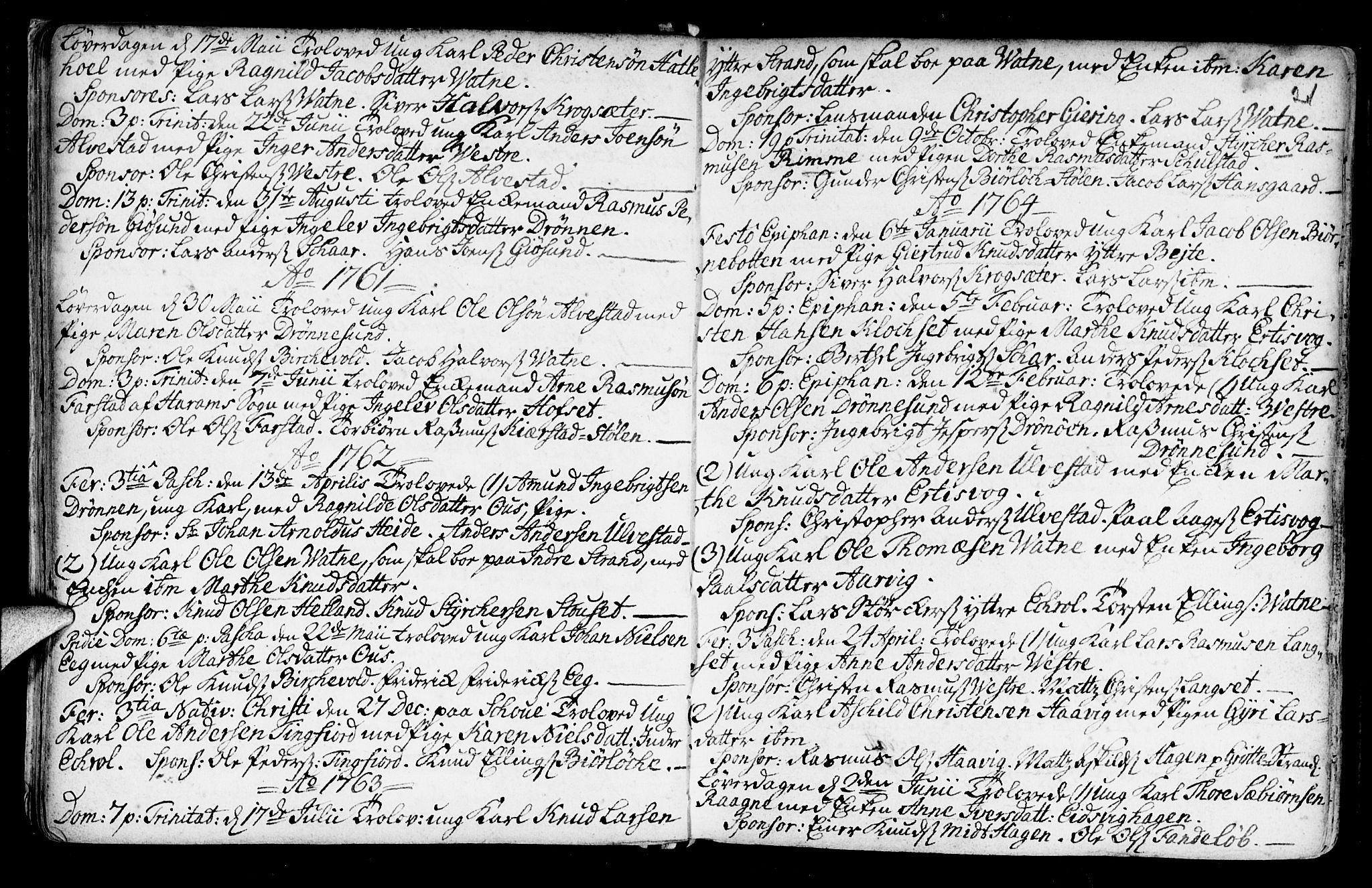 Ministerialprotokoller, klokkerbøker og fødselsregistre - Møre og Romsdal, AV/SAT-A-1454/525/L0371: Parish register (official) no. 525A01, 1699-1777, p. 21