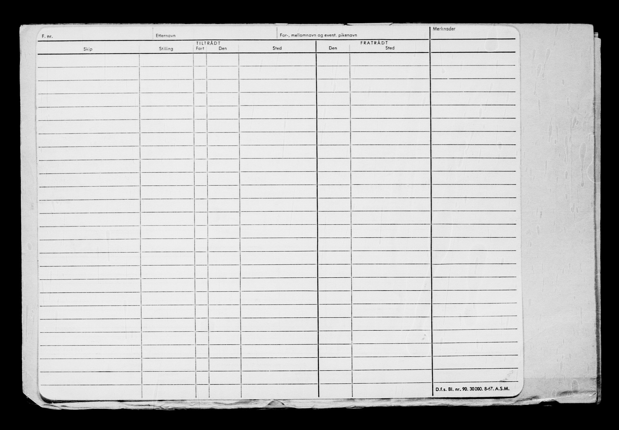 Direktoratet for sjømenn, RA/S-3545/G/Gb/L0164: Hovedkort, 1918, p. 251