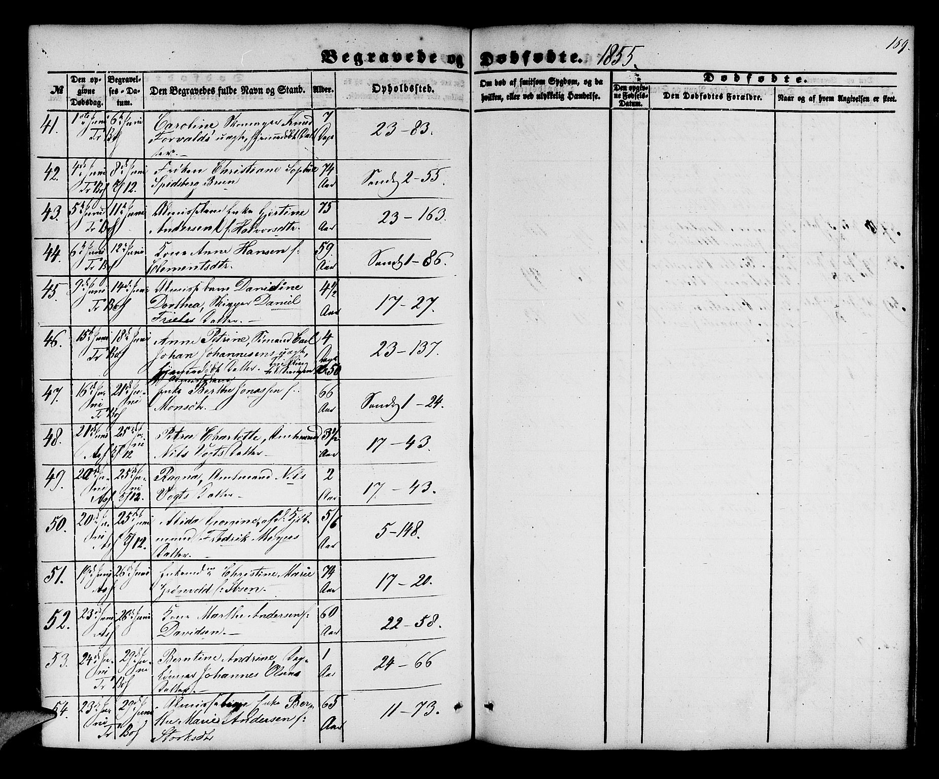 Korskirken sokneprestembete, AV/SAB-A-76101/H/Hab: Parish register (copy) no. E 2, 1851-1871, p. 169