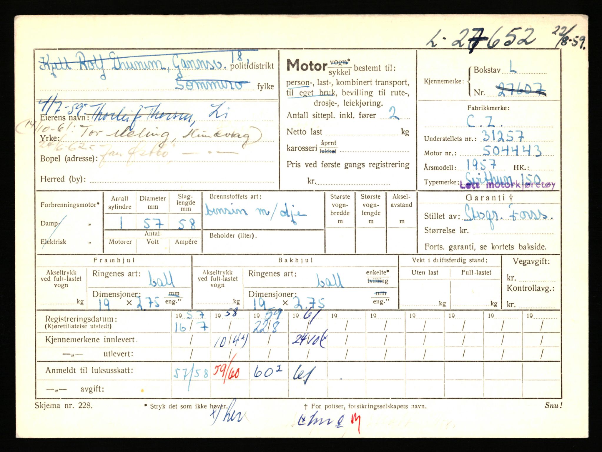 Stavanger trafikkstasjon, AV/SAST-A-101942/0/F/L0045: L-27000 - L-27799, 1930-1971, p. 1711