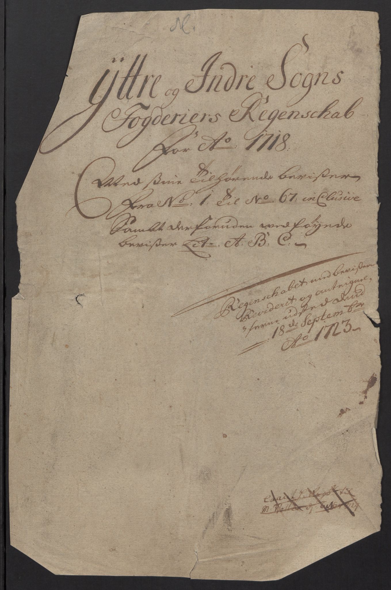 Rentekammeret inntil 1814, Reviderte regnskaper, Fogderegnskap, AV/RA-EA-4092/R52/L3321: Fogderegnskap Sogn, 1717-1718, p. 403