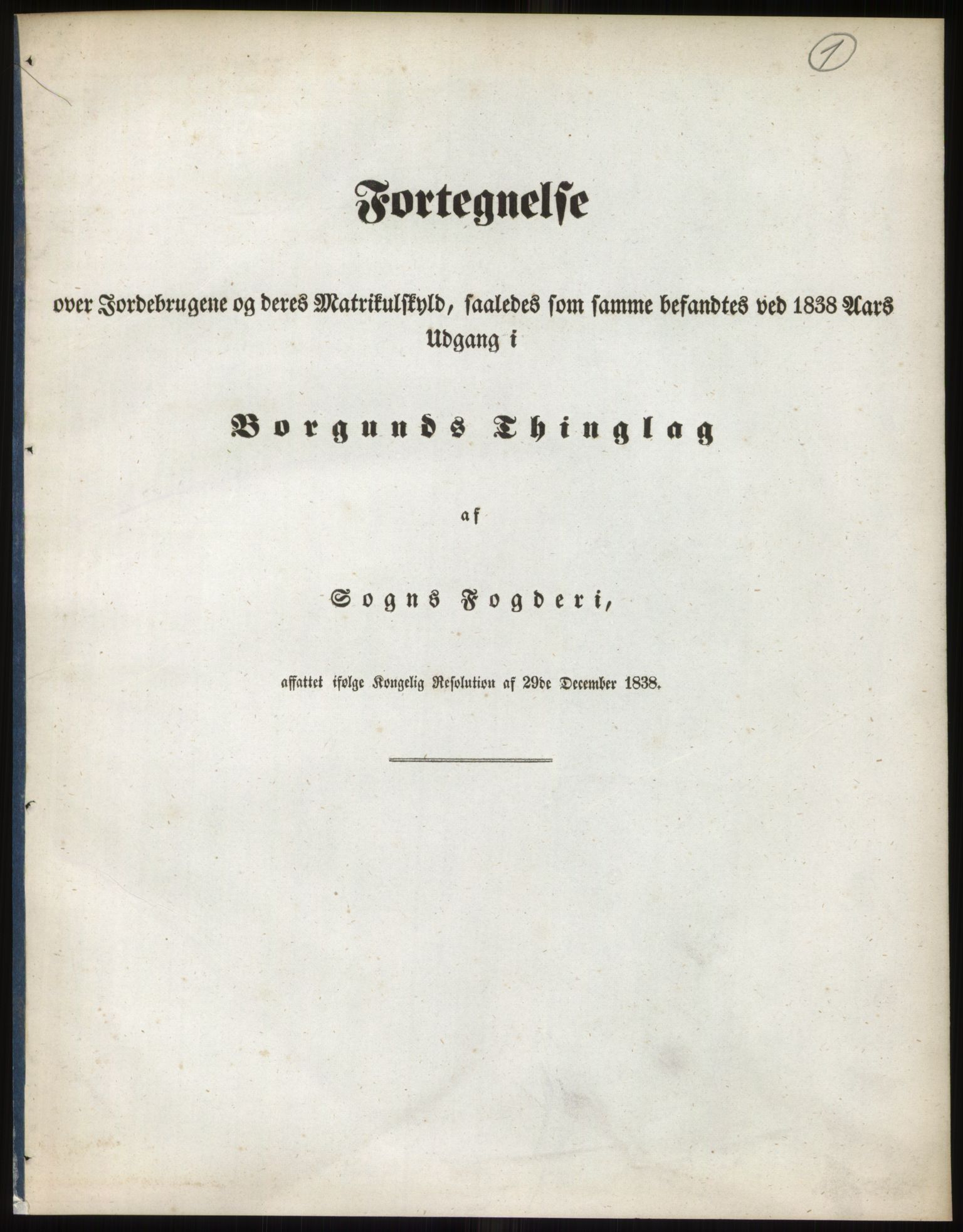 Andre publikasjoner, PUBL/PUBL-999/0002/0013: Bind 13 - Nordre Bergenhus amt, 1838, p. 3