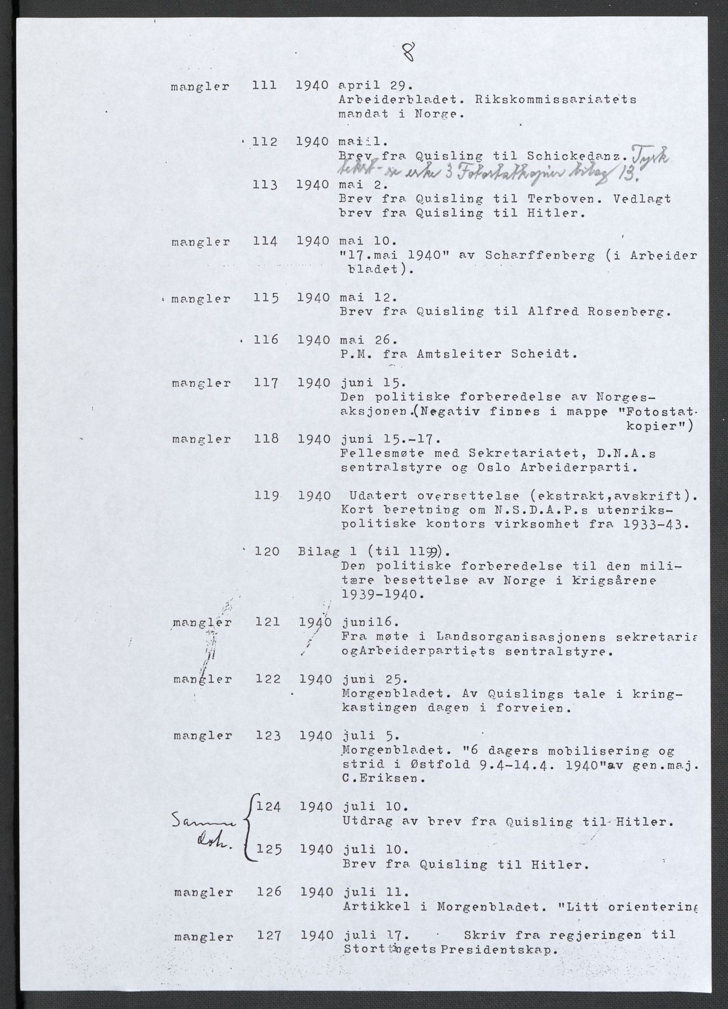 Landssvikarkivet, Oslo politikammer, RA/S-3138-01/D/Da/L0003: Dnr. 29, 1945, p. 11