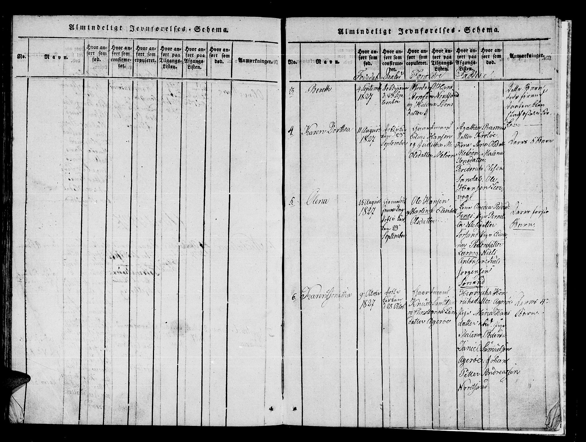 Trondenes sokneprestkontor, AV/SATØ-S-1319/H/Ha/L0006kirke: Parish register (official) no. 6, 1821-1827