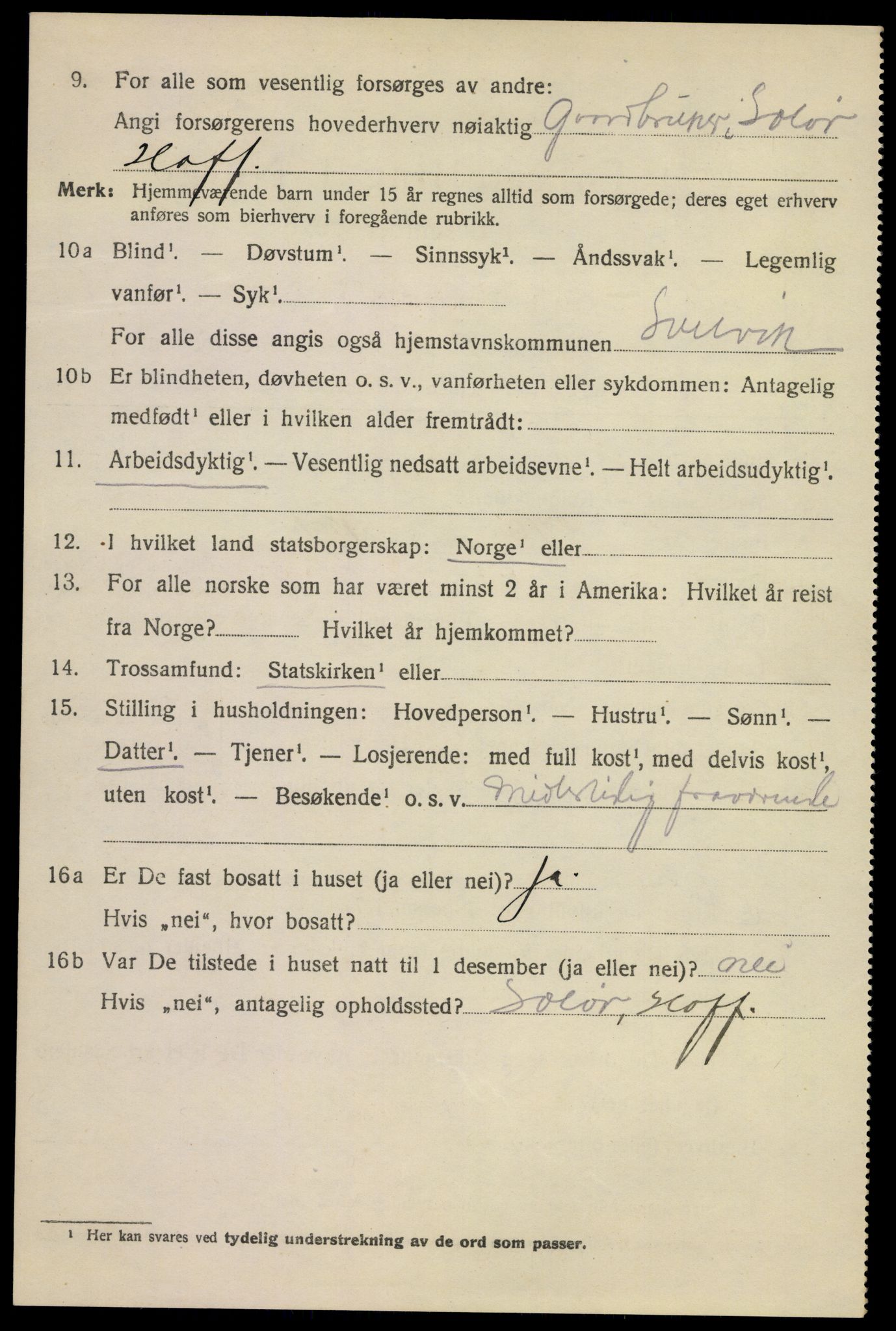 SAKO, 1920 census for Svelvik, 1920, p. 1686