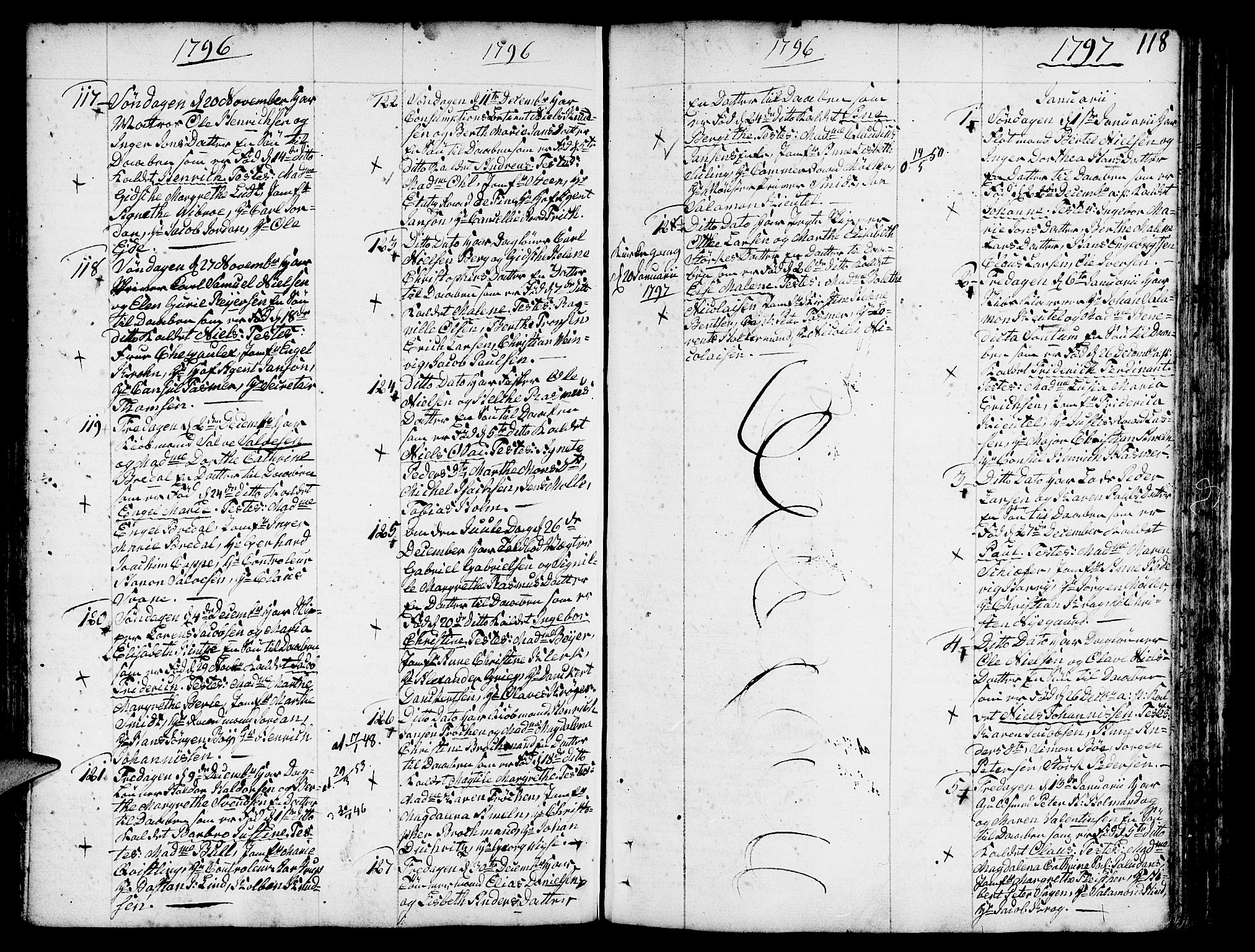 Nykirken Sokneprestembete, SAB/A-77101/H/Haa/L0005: Parish register (official) no. A 5, 1775-1808, p. 118